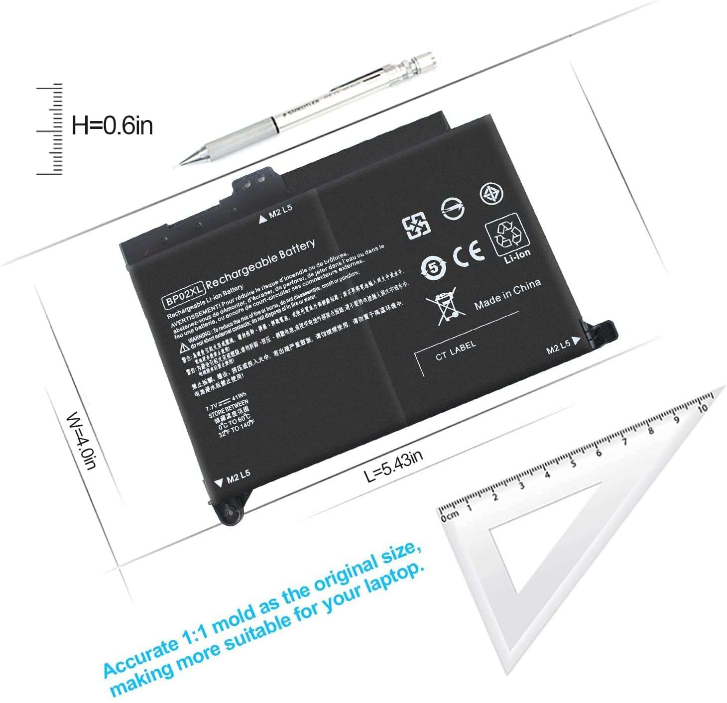 WISTAR 849909-855 Laptop Battery for HP Pavilion 15-AU035TX 15-AU077NA 15-AU103UR 15-AU112UR 5