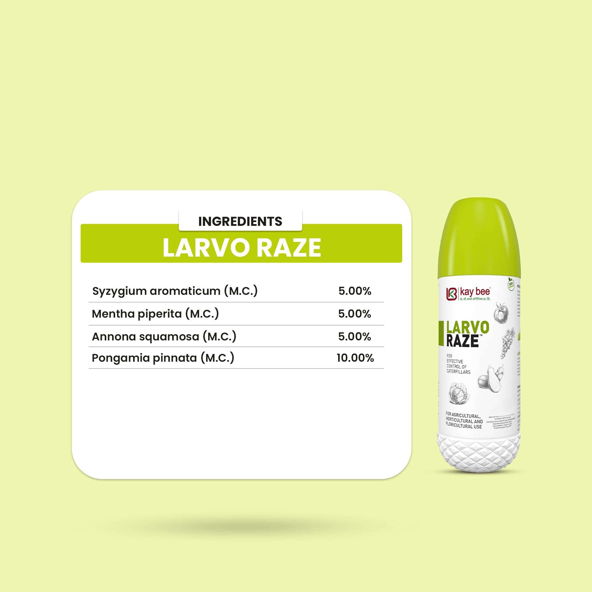 Kay Bee Larvo Raze | Organic Larva Control for Plants | Natural Larva Control for Crops - 500 Ml 4