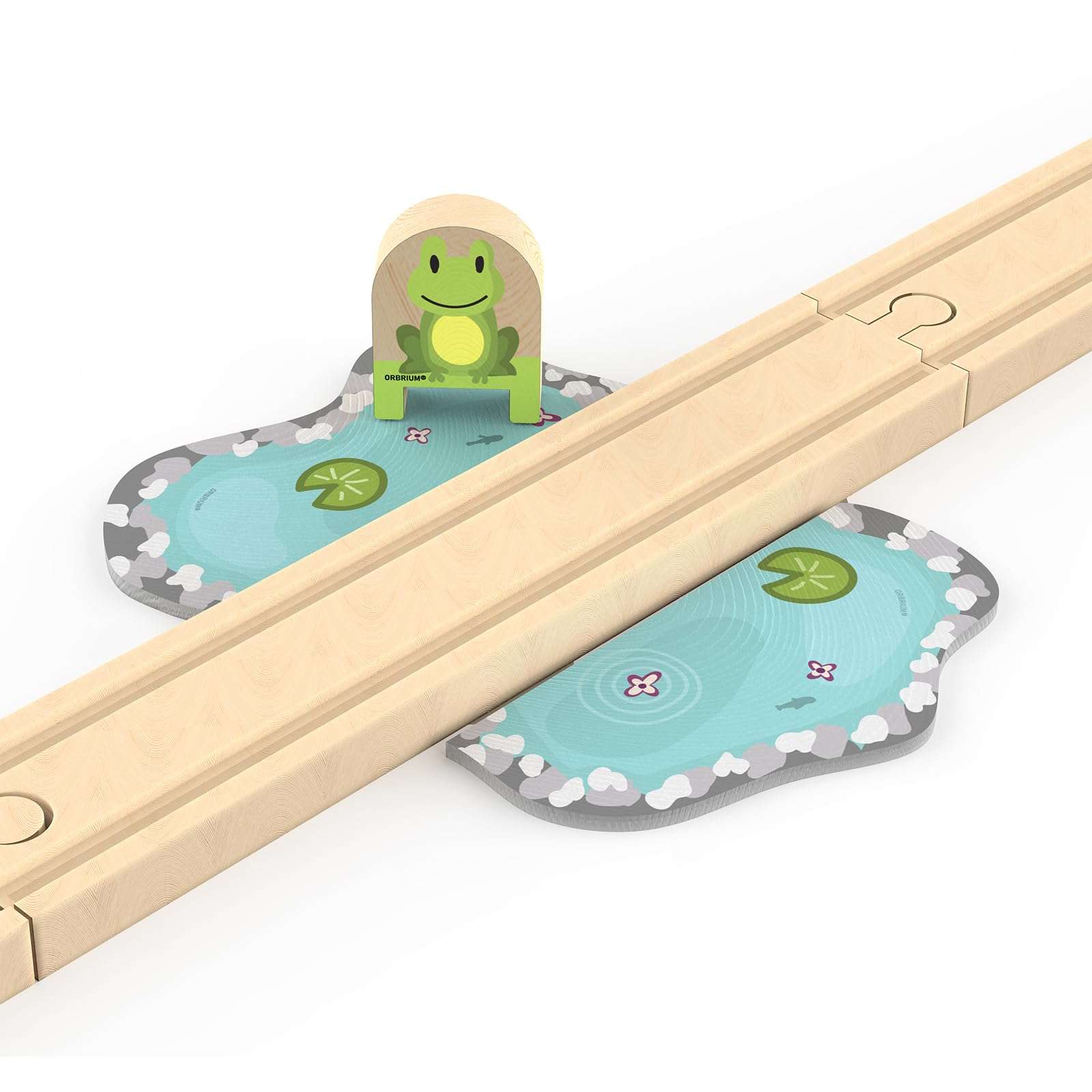 ORBRIUM 68 Pcs Fantasy Kingdom Adventure Wooden Train Set in Wooden Storage Box Unisex Children Toys Girls Boys 3 4 5 6 7 Years Compatible with Thomas, BRIO, Melissa and Doug, Imaginarium, IKEA 6