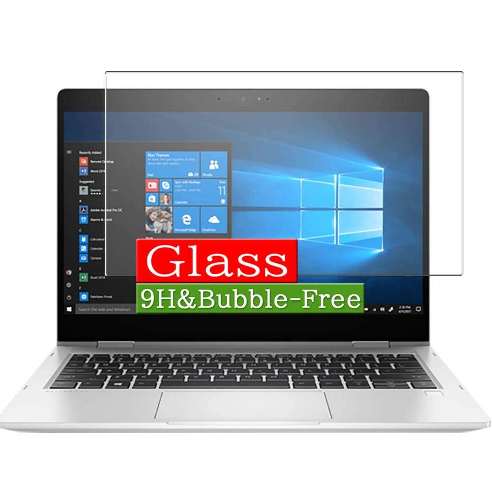 Synvy Tempered Glass Screen Protector, Compatible with HP EliteBook x360 830 G6 13.3" 9H Screen Film Protectors (Active Area Cover Only) 1