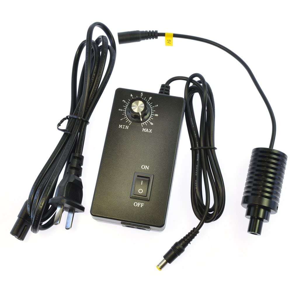Ubersweet® 13mm Microscope Point Light Source Light LED Adjustable Illuminator Bright Lamp 3W 6500K AC100~240V Power Adapter 3