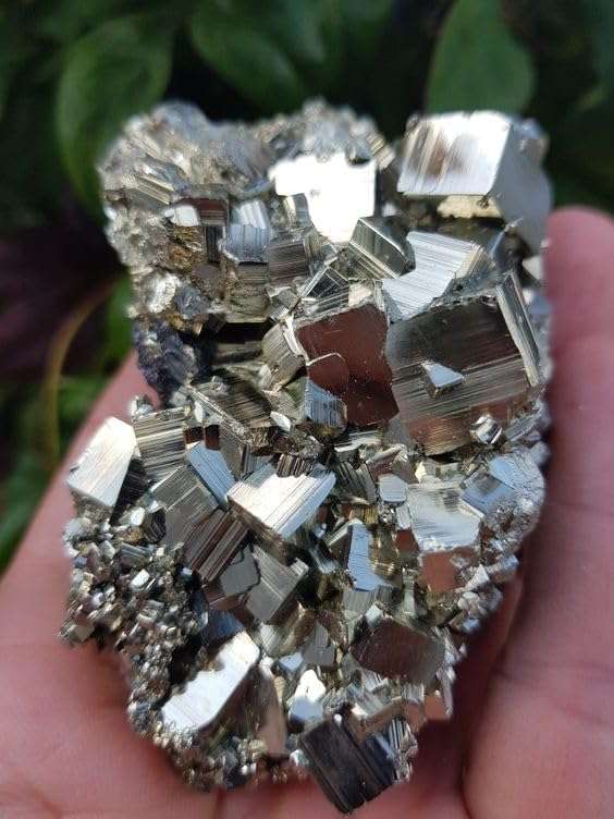 Pyrite Stone Original Cluster Stone - Natural Golden Pyrite Stone Rock Specimen Geodes for Healing, Willpower, Money Manifestation, Vastu, and Business - Certified Original Pyrite 560 Grams+ 6