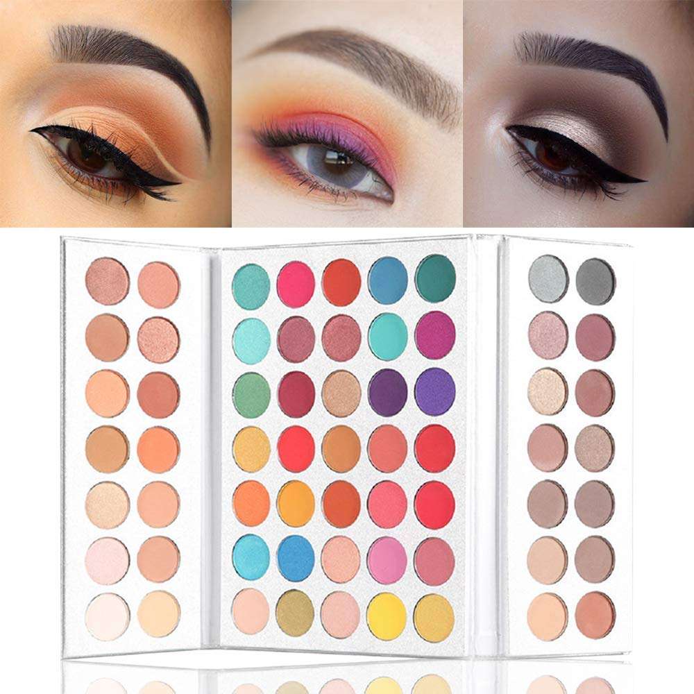 Ashyra Gorgeous Me 63 Color Palette Matte Eye shadow Professional Eyeshadow, Multicolor, Semi-Matte Finish(Multicolor) 5