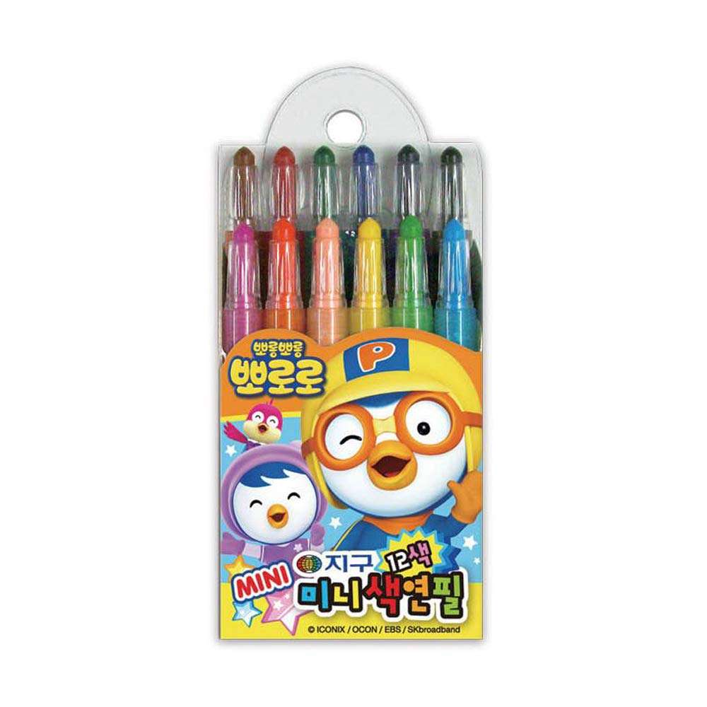 PORORO Twistables Mini 12 Colors Crayons 1