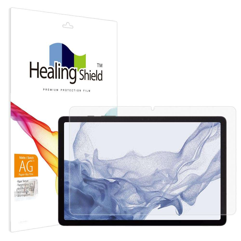 Muellery Healingshield Screen Protector Paper-feel Eye Protection Anti Blue Ray Anti Glare Paper Texture Film Compatible with Samsung Galaxy Tab S9 1