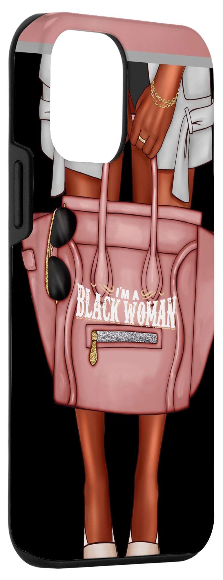 iPhone 12 mini African American Black Women Melanin Design Case 3