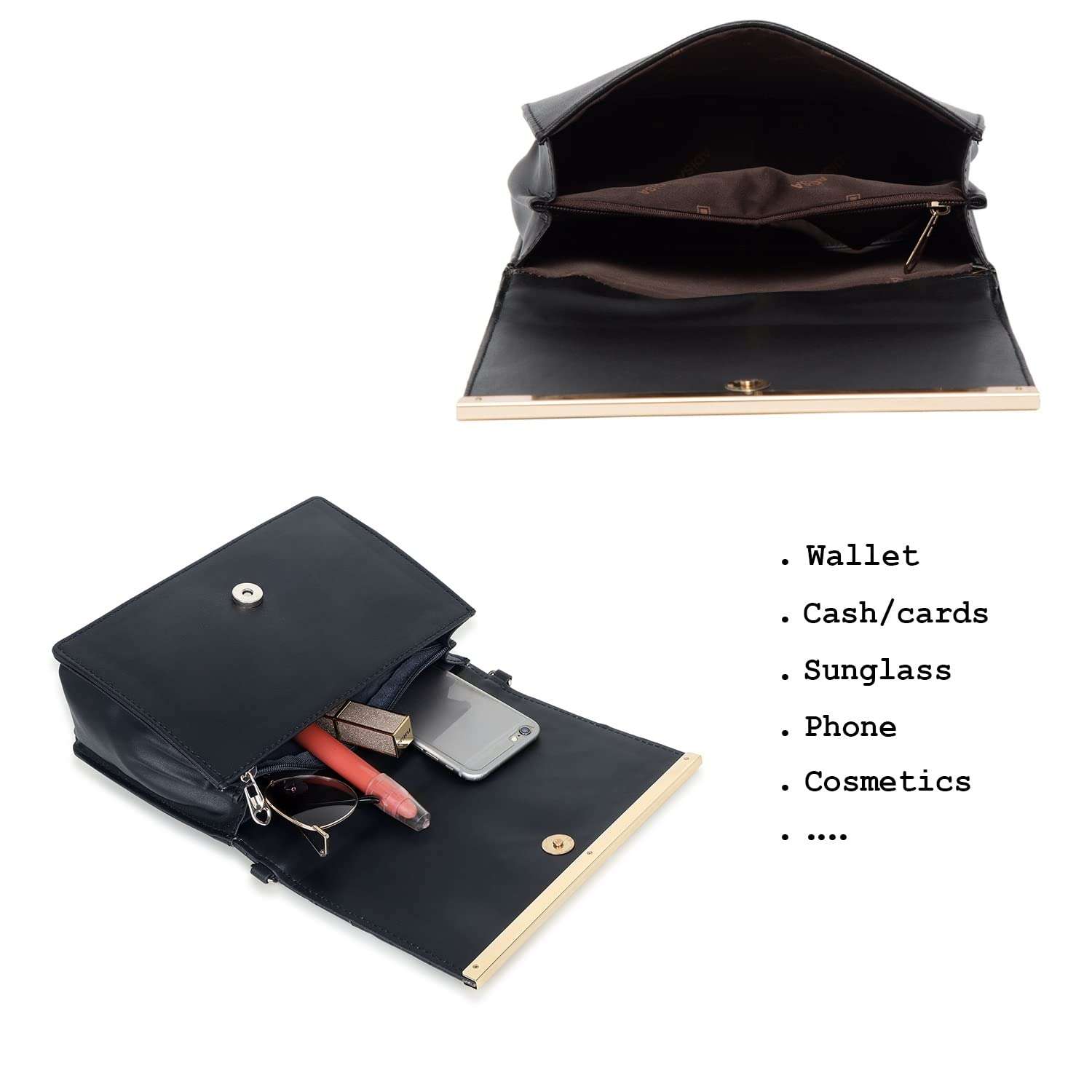 ADISA Women Sling Bag Black 6