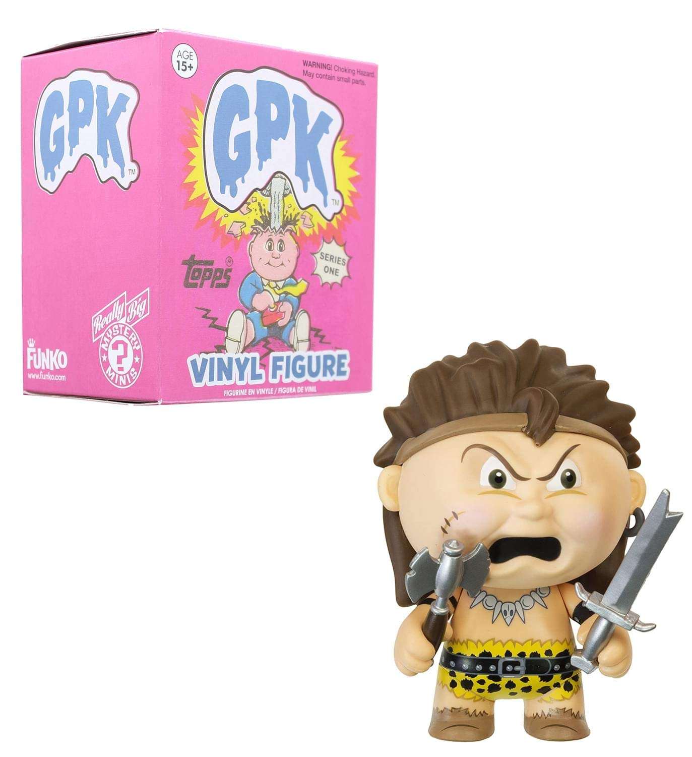 Garbage Pail Kids Mad Mike: ~3.6" x Funko Mystery Minis Mini-Figure Series #1 + 1 Free GPK Trading Card/Sticker Bundle [55387] 1