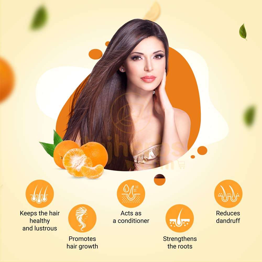 Gulmohar 100% Pure Orange Peel Powder for Skin Care And Face Whitening - 100g 6