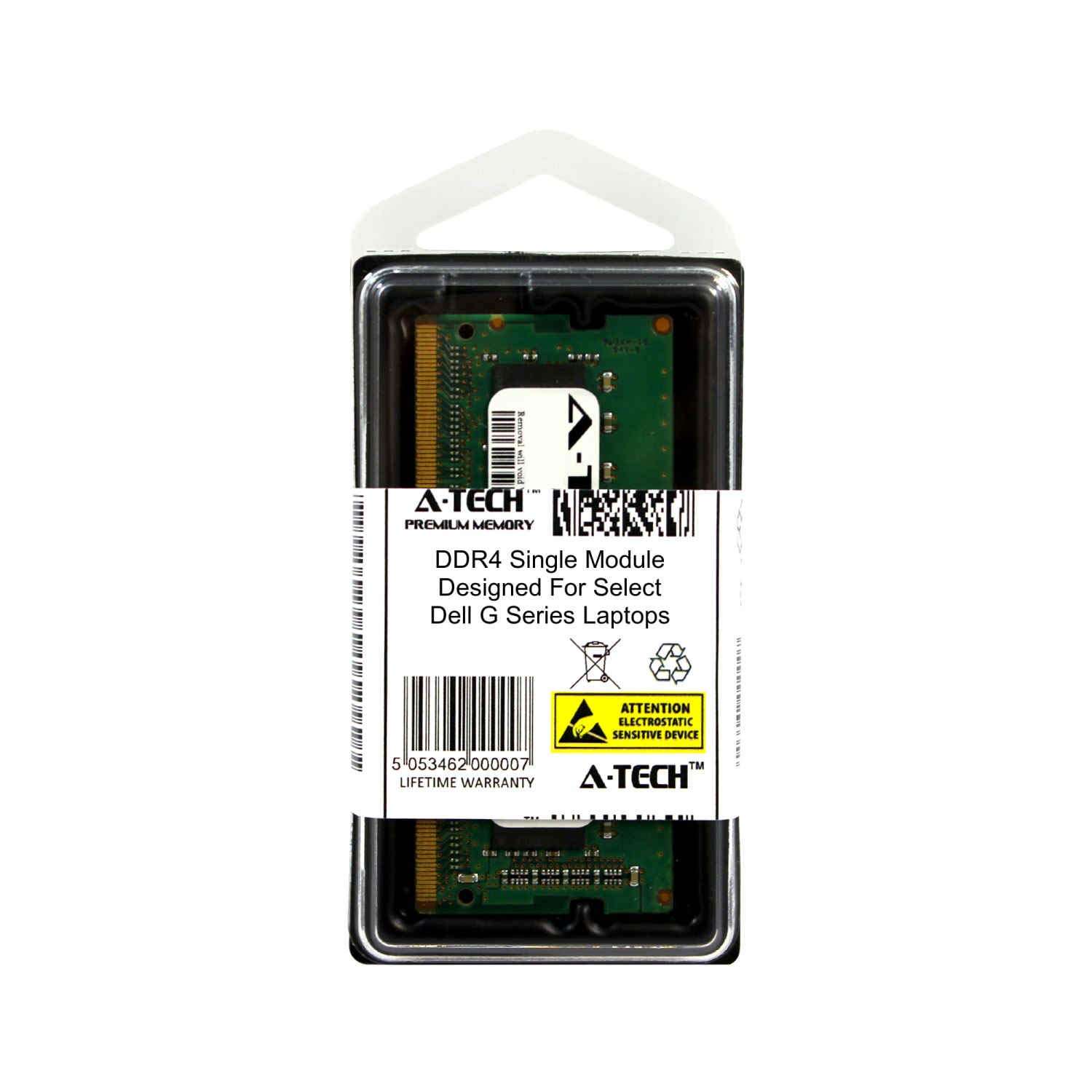 A-Tech 4GB Module for Dell G Series G3 15 3579 G3 17 3779 G5 15 5587 G7 15 7588 2666Mhz DDR4 Gaming Laptop & Notebook Memory Ram Stick 2