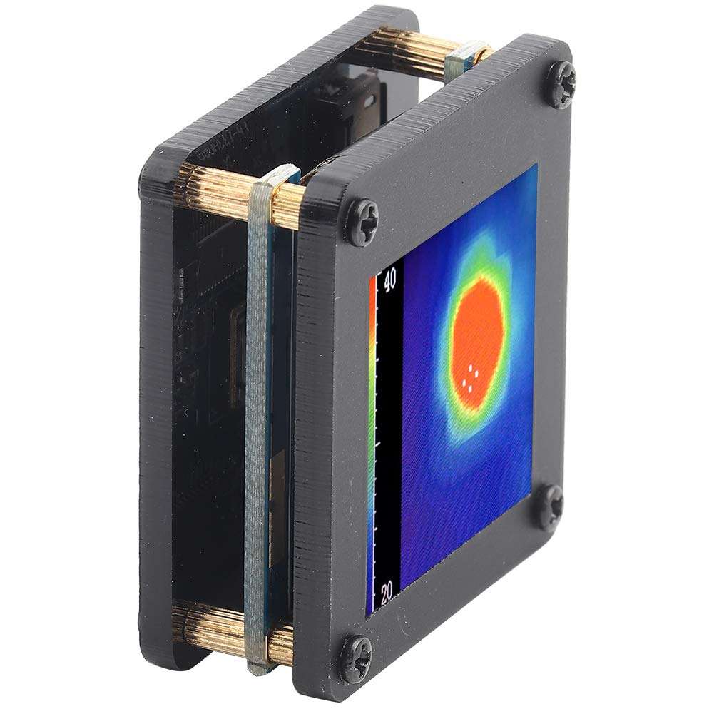 Ccylez Thermal Imager,AMG8833 8x8 Infrared Thermal Imager Temperature Sensor 7m/23ft Farthest Detection Distance,Infrared Thermal Imager AMG8833 8x8 1