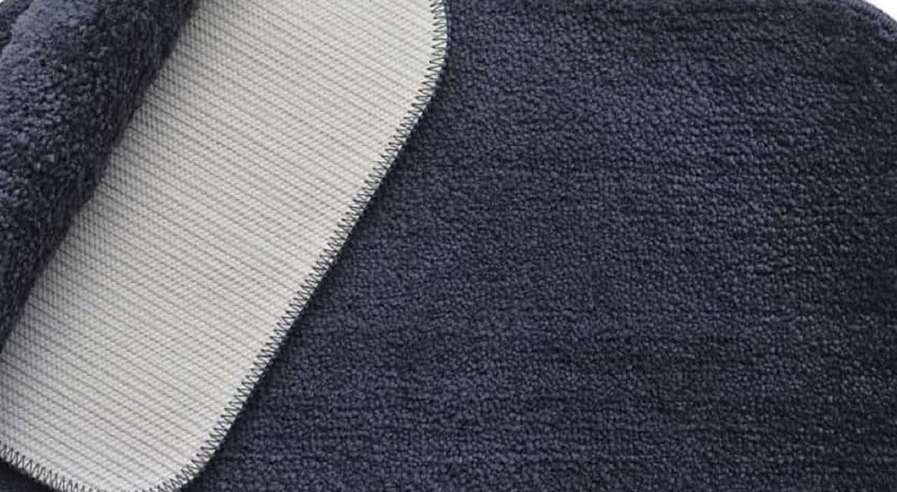 Creative Creations Super Soft Microfiber Anti Skid Water Absorbing Door Mat/Bath Mat for Your Home and Room Bedroom Diningroom Hall (Purple, 40x60 CM)-Pack of 2 2