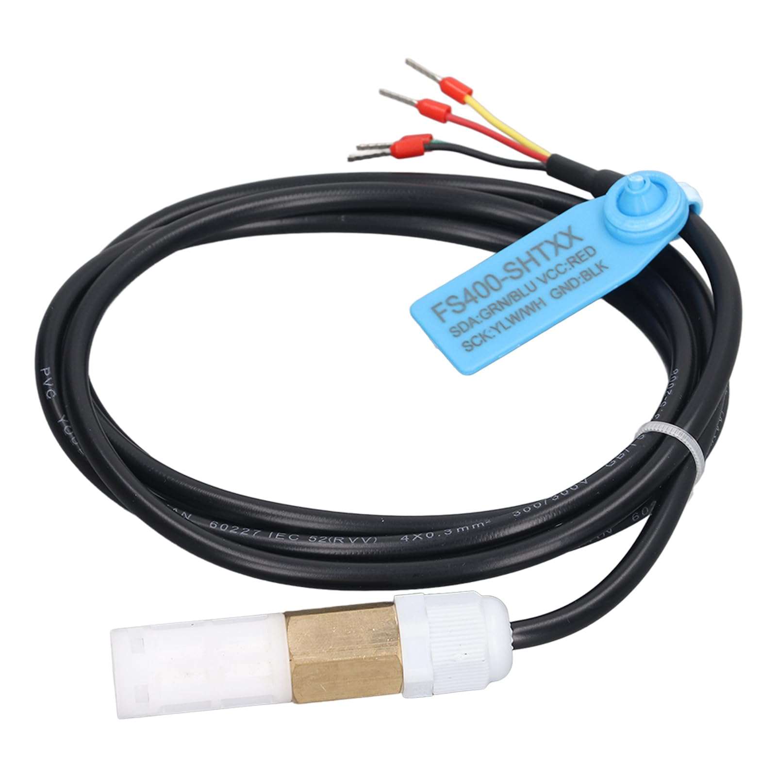 EVTSCAN Soil Temperature Humidity Sensor Probe for Agricultural Greenhouses DC3.3V 4