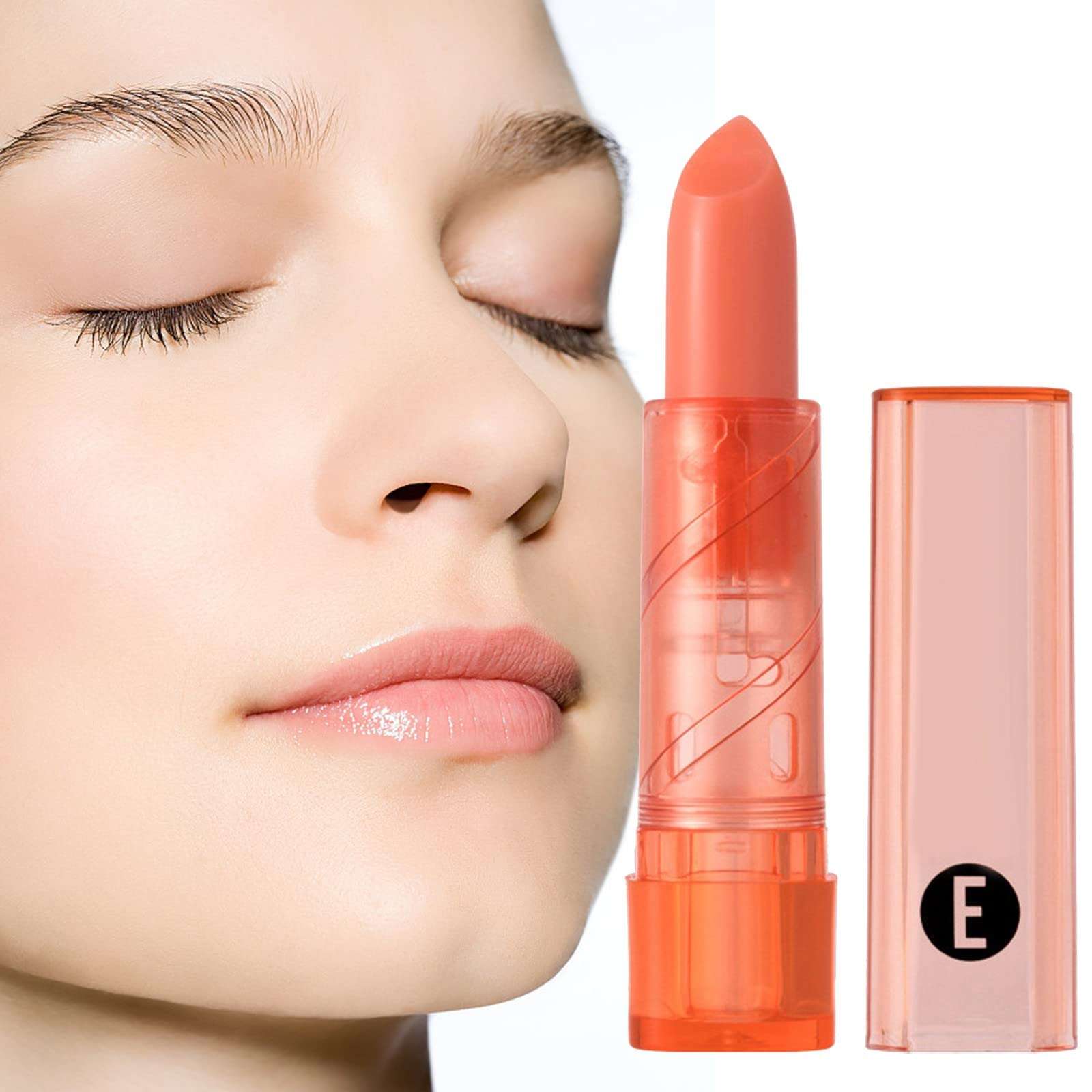 Lip Gloss for Kids Lip Gloss Color for Lip Gloss Making Roll on Lip Gloss Hypnotized Asian Crush Lip Makeup Color Changing Lipstick Lasting Moisturizing And Moisturizing Temperature Changing Color 5