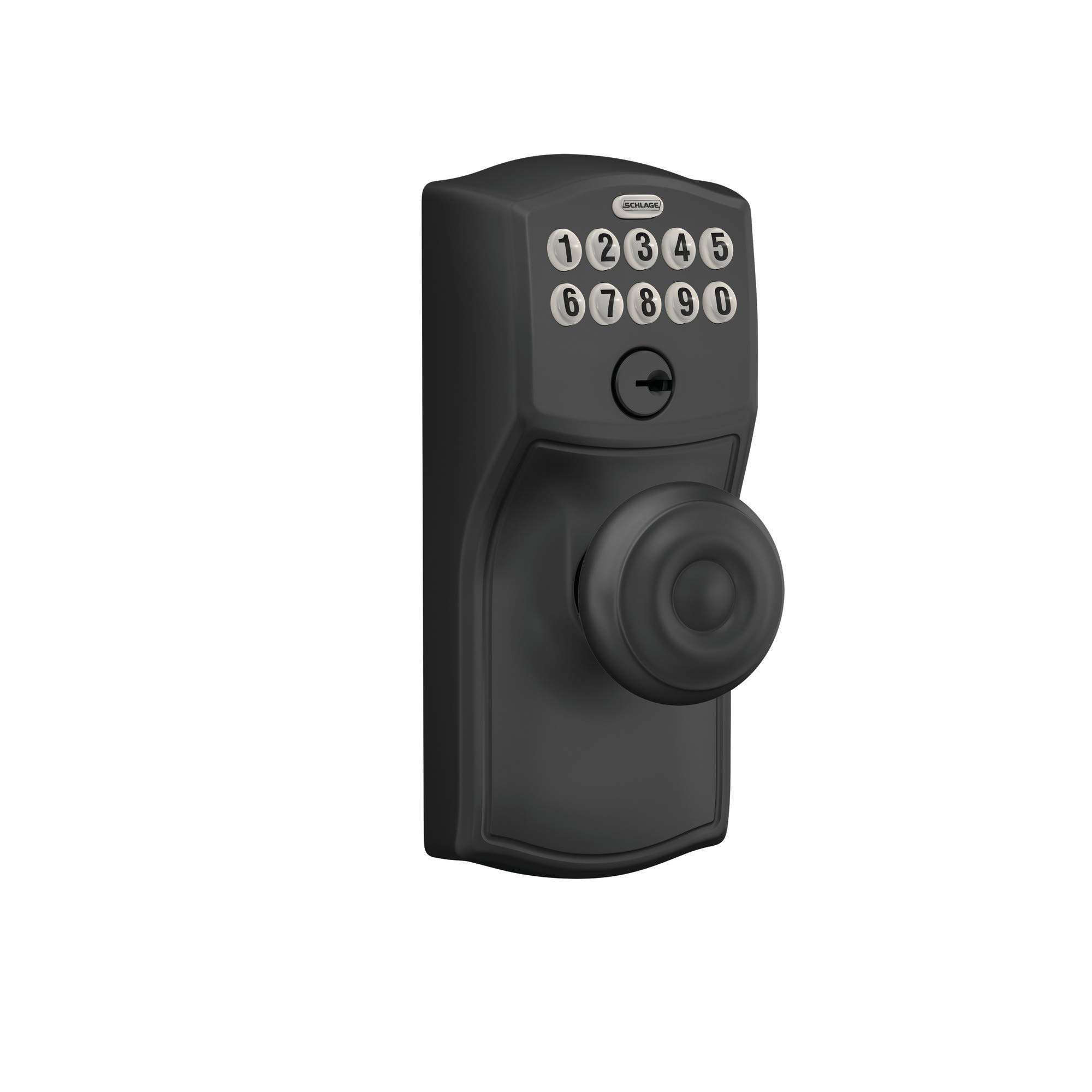 SCHLAGE FE595 CAM 622 GEO Keypad Entry with Flex Electronic Lock, Matte Black 5
