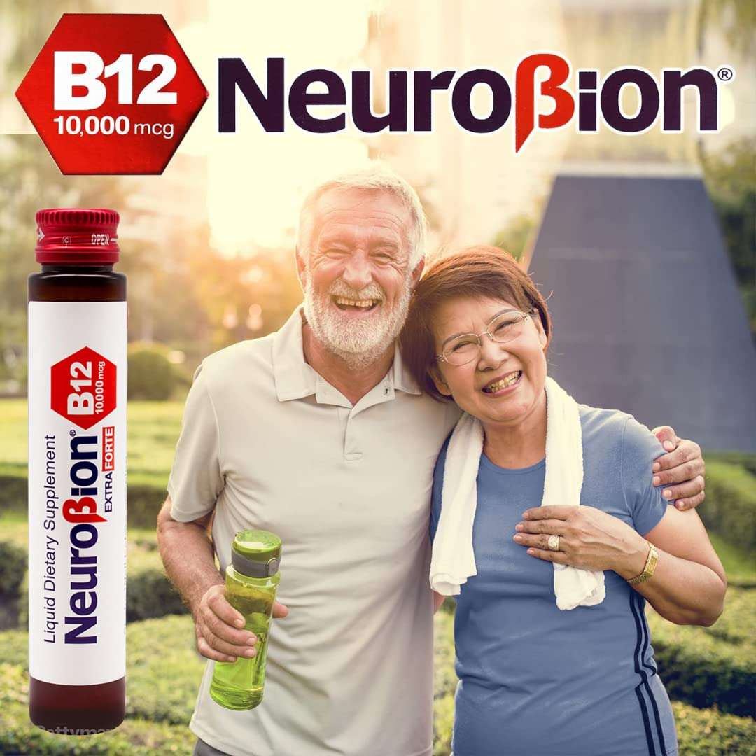 Neurobion Extra Forte B12 10,000 mcg Vials, Liquid - Extreme Powerful- 10 Vials per Box 5