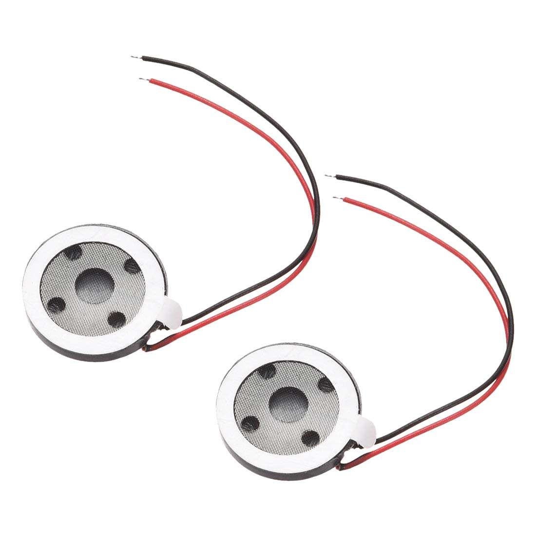 uxcell 1W 8 Ohm Mini DIY Magnetic Speaker Replacement Loudspeaker 15mm for Mobile 2pcs 1