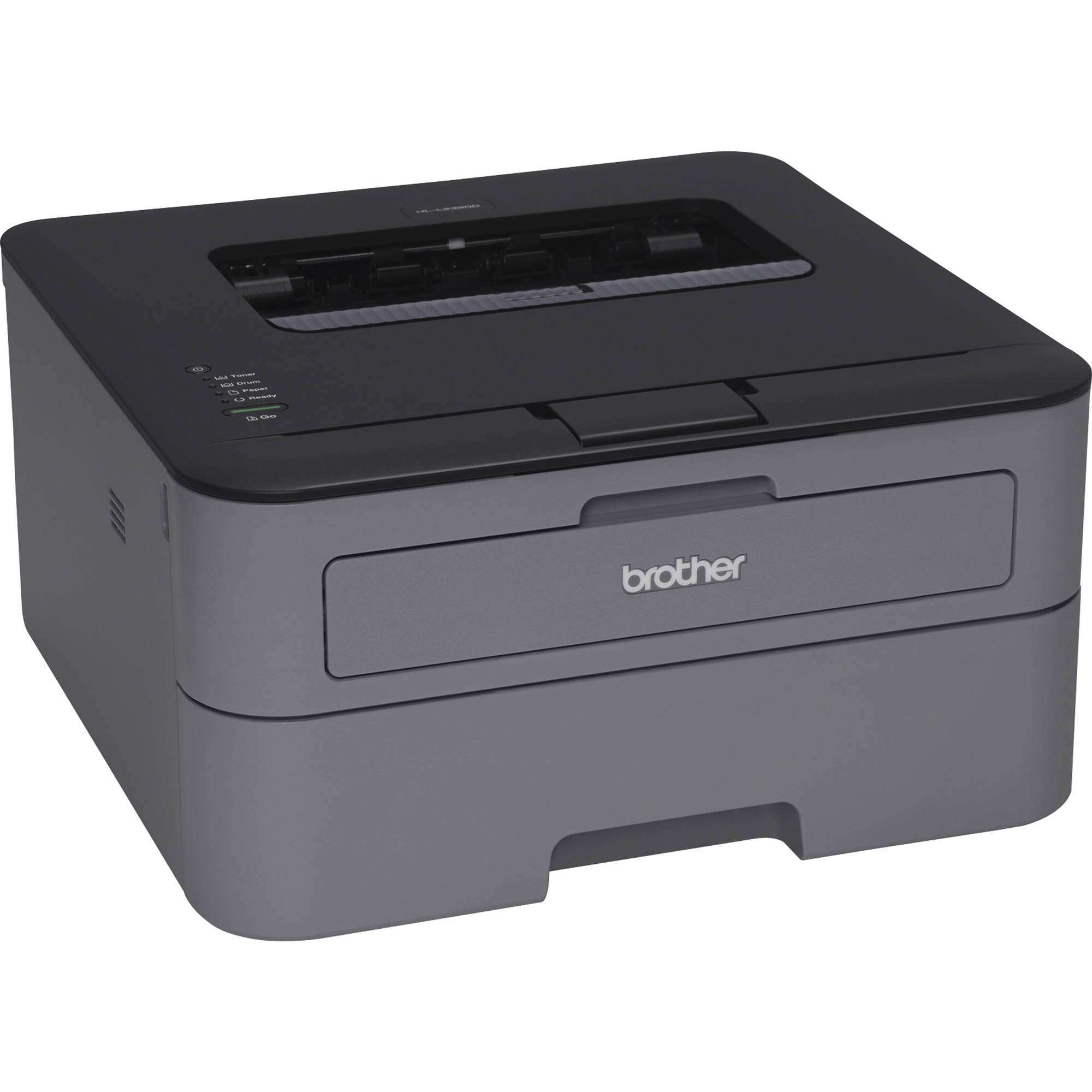 Brother_HL-L2300D Monochrome Laser Printer with Duplex Printing - Business Office Bundle - up to 2400 x 600 Resolution - 27 ppm Print Speed - BROAGE 6 Feet USB Printer Cable + 64GB Flash Drive 3