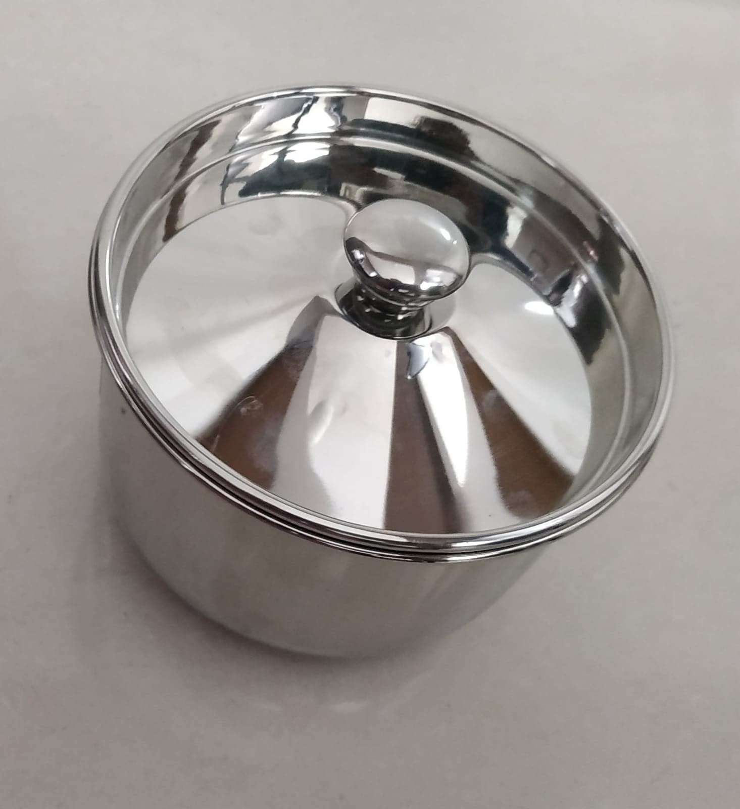 Stainless Steel Tableware Serving Dish/ Storage Box Pot -1, 300ml Capacity 3