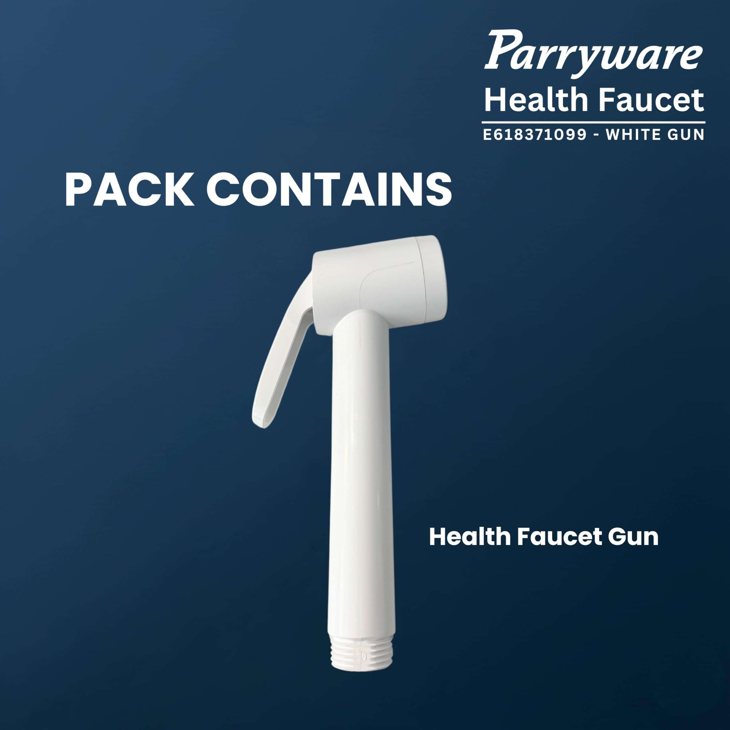 Parryware Health Faucet PVC Gun Without Hose and Hook | Economical Toilet Spray Gun/Bidet Spray Gun for Bathroom (E618371099) 4