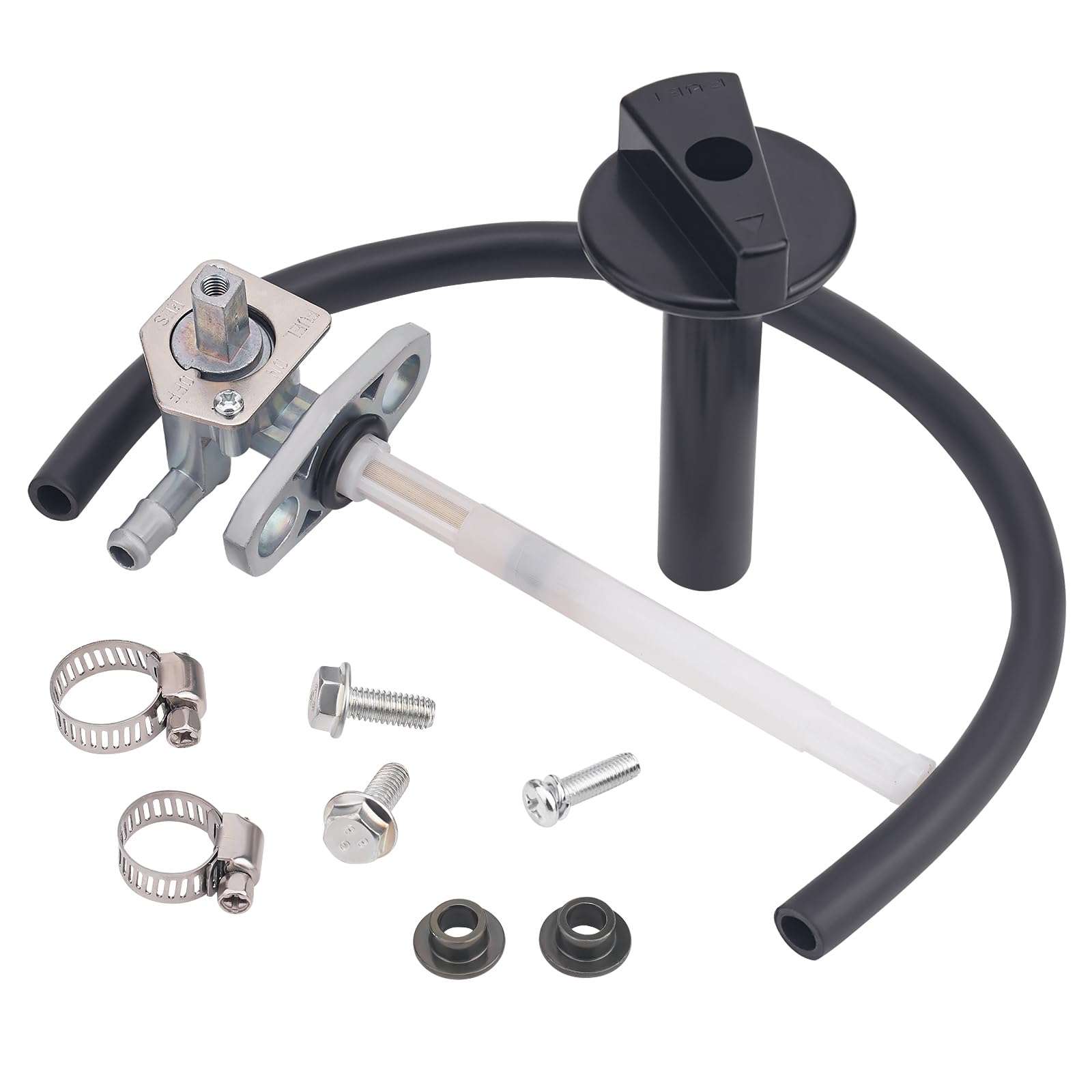 AHL Gas Tank Fuel Petcock Shut Off Valve Switch Compatible with Honda Rancher 350 TRX350TM 2x4 S 2000-2003 400 TRX400FA 4x4 at 2004-2008 400 TRX400FGA 4x4 at GPScape 2004-2008 5