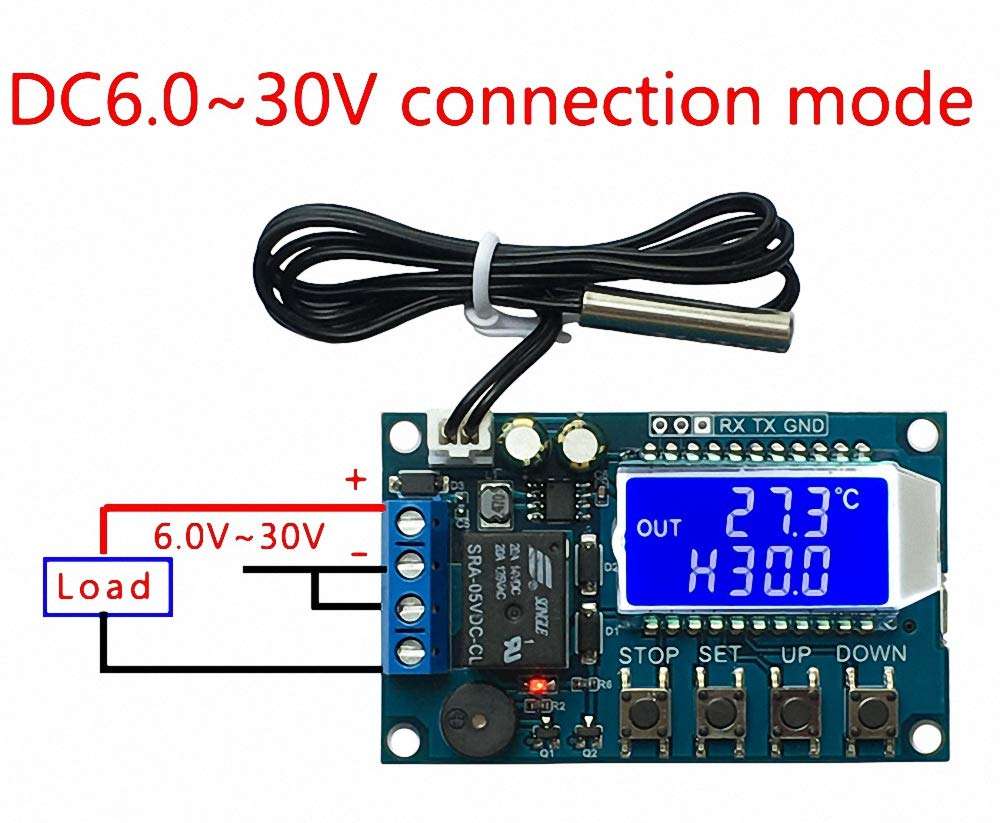 XY-T01 Digital Thermostat Heating Refrigeration Digital Temperature Control Switch Temperature Controller Module 3