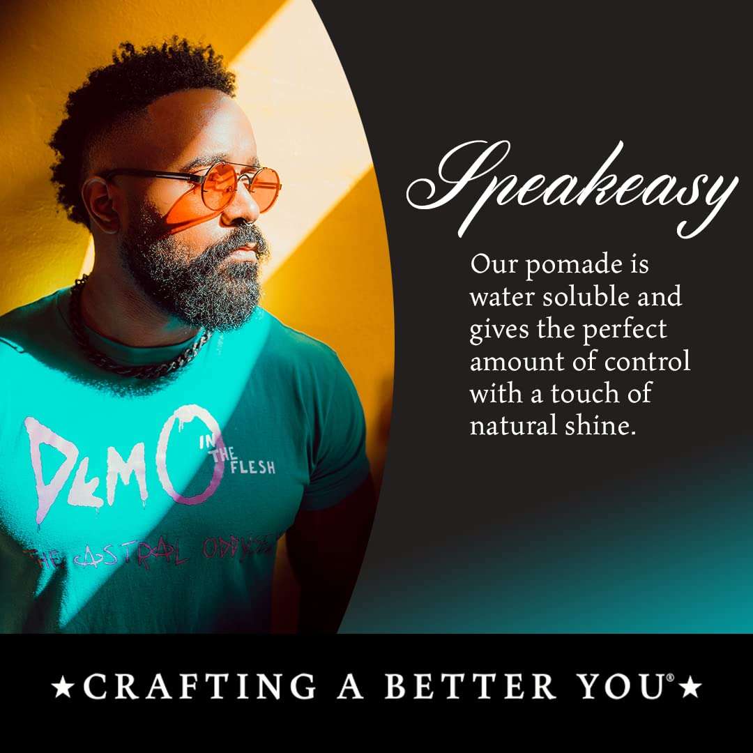 Maestro's Classic Hair Pomade – Mark of a Man Blend | Medium Hold, Natural Shine | Water-Based Pomade for Men | Classic Grooming for All Hair Types & Styles, 4 oz 4