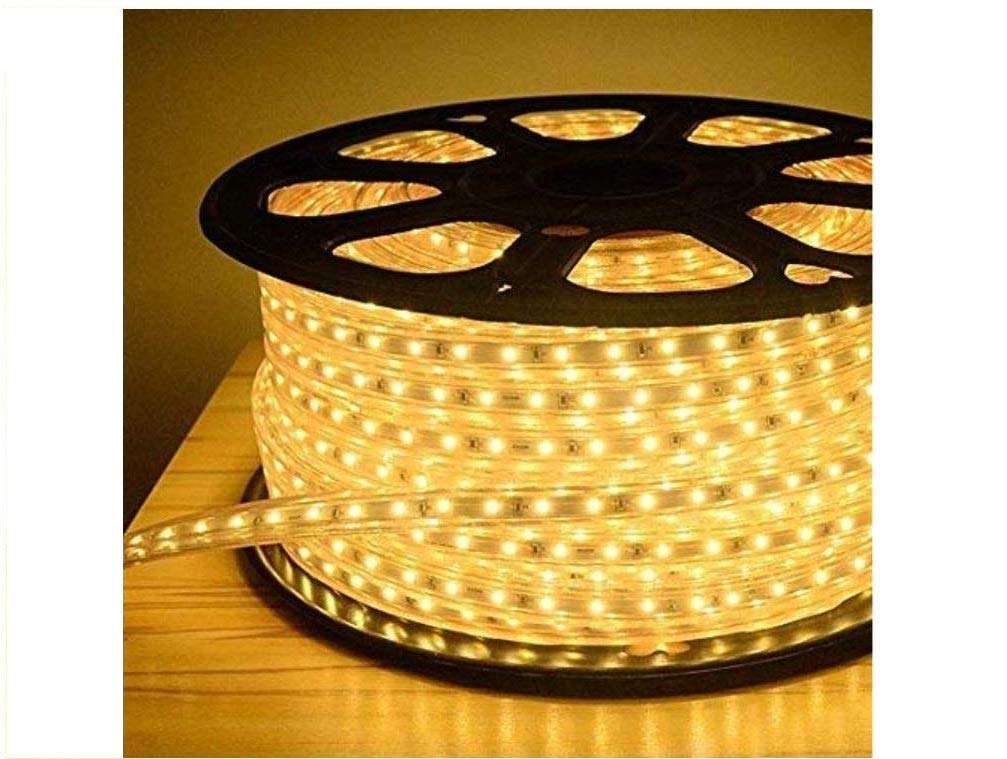 LEONLITE by Light House Freedom Sale 3014 LED Waterproof Strip Rope Pipe Lights Warm White 5 Meters SMD Roll (120 LEDs/Mtr) 1