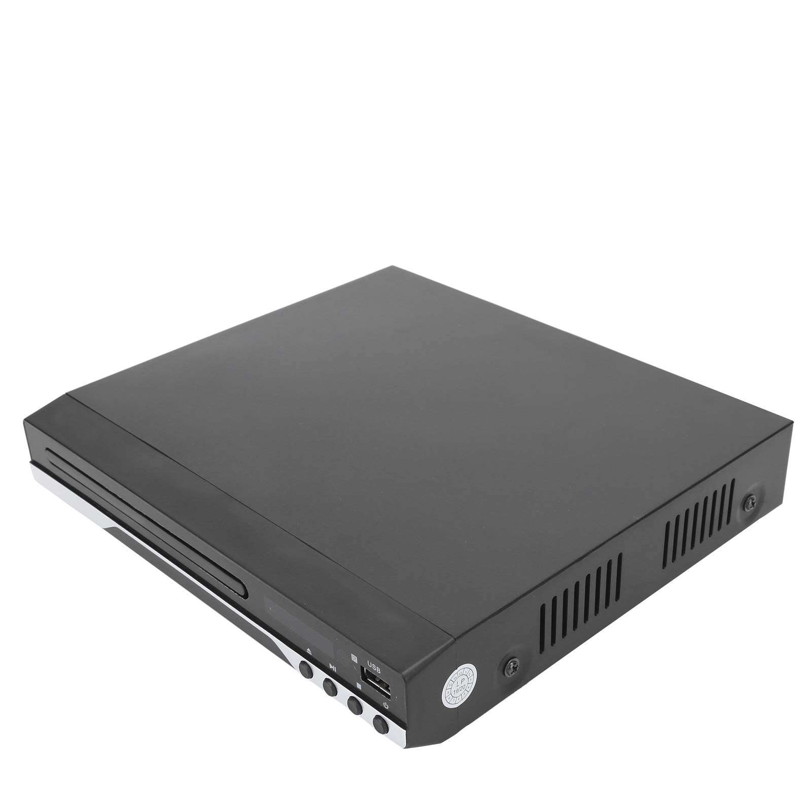 DVD Player, Mini Portable DVD/VCD/CD Disc Player Video Disc Player, with Remote Control and AV Cable, Compatible for CPRM, for Home Audio and Video Device(Black) 6