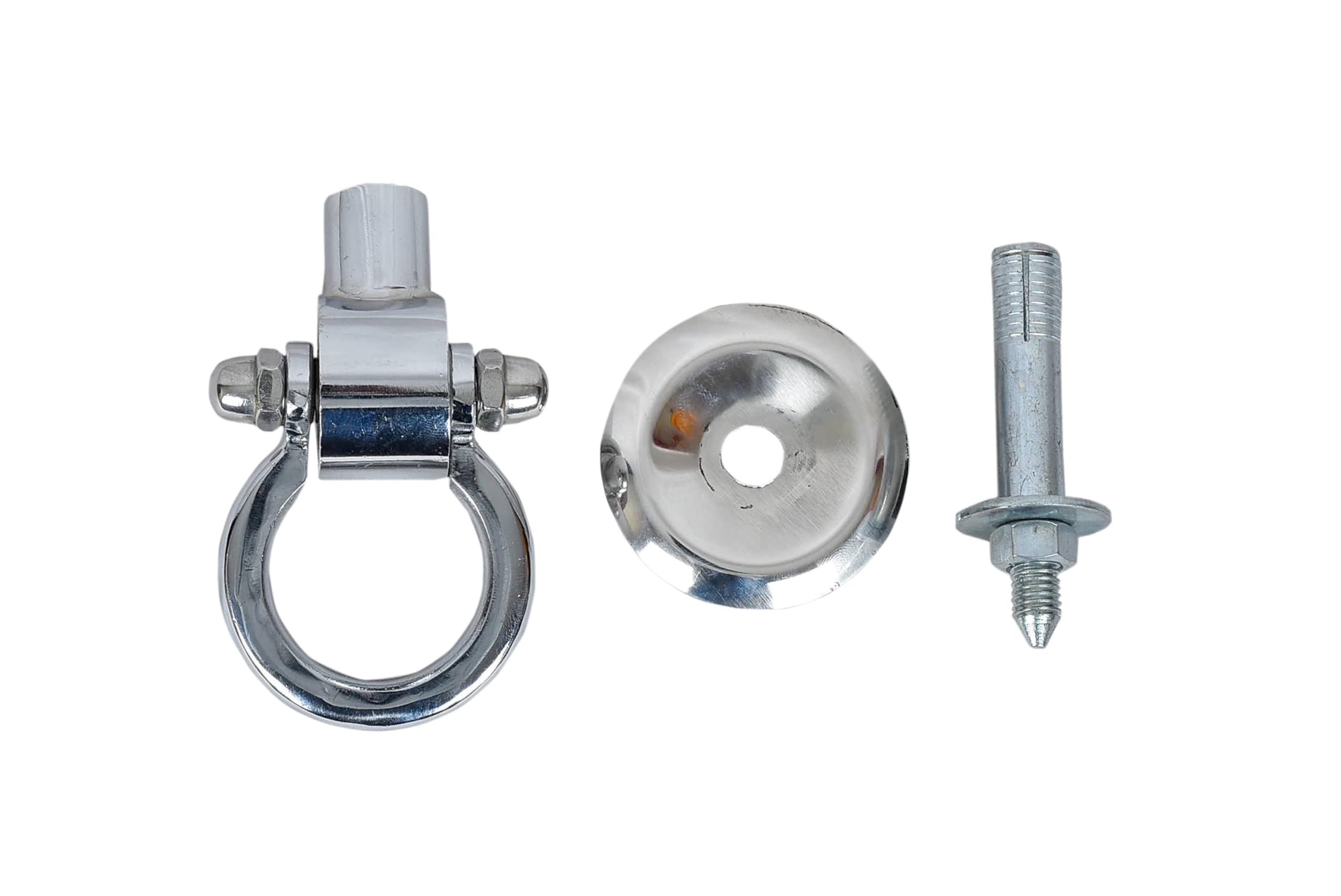 Trendy Creation Hub 350 Kg Capacity Steel Heavy Duty Hanging Hooks Bearing Kada for Patio Zhula Swing Chair Hammock Accessories Set with Anchor Fastners (Pack of 2) 5