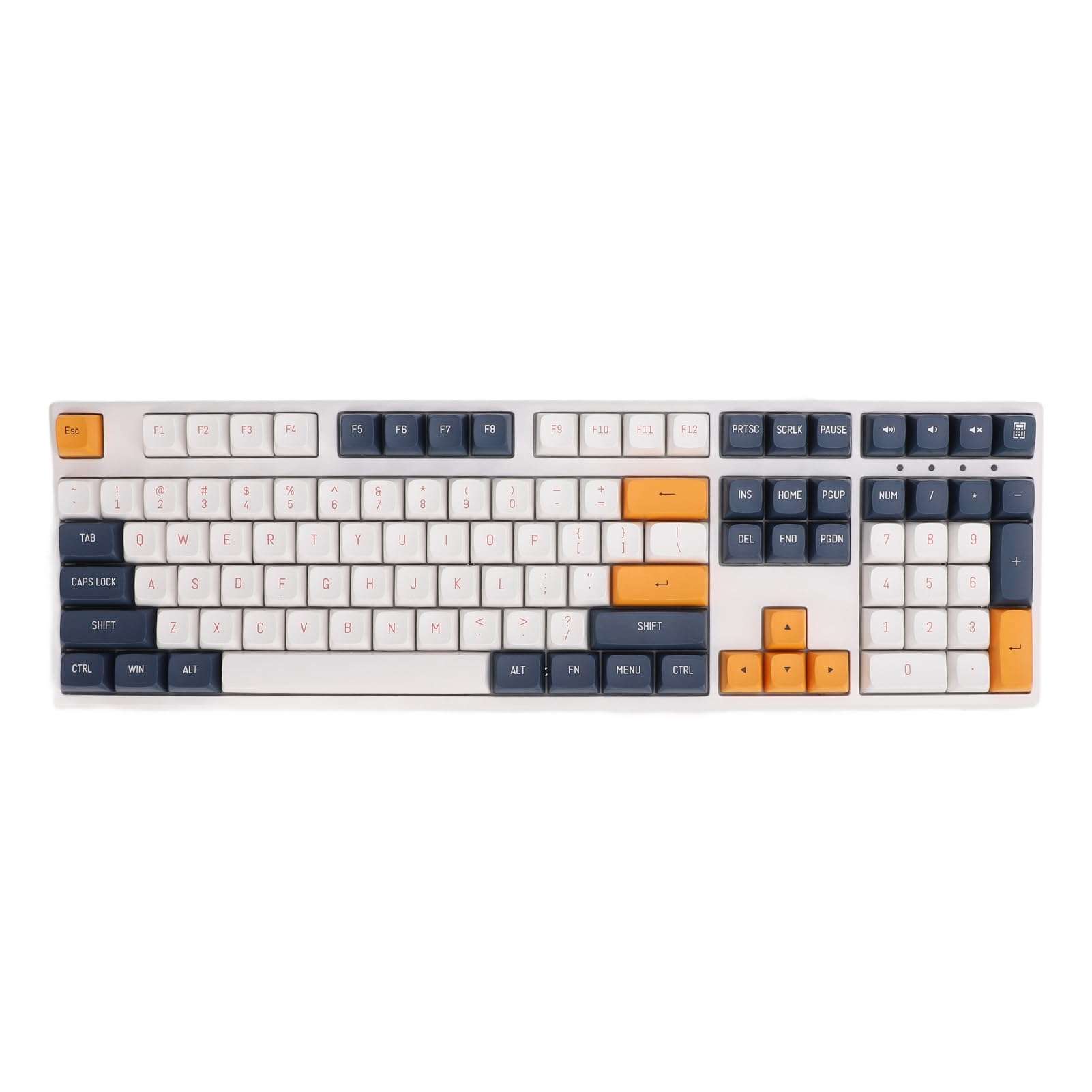 Bewinner Mechanical Gaming Keyboard, 3000mAh Red Switch, Three Way Cable Management, Adjustable Lighting Effects, Full Key Rollover Technology 1