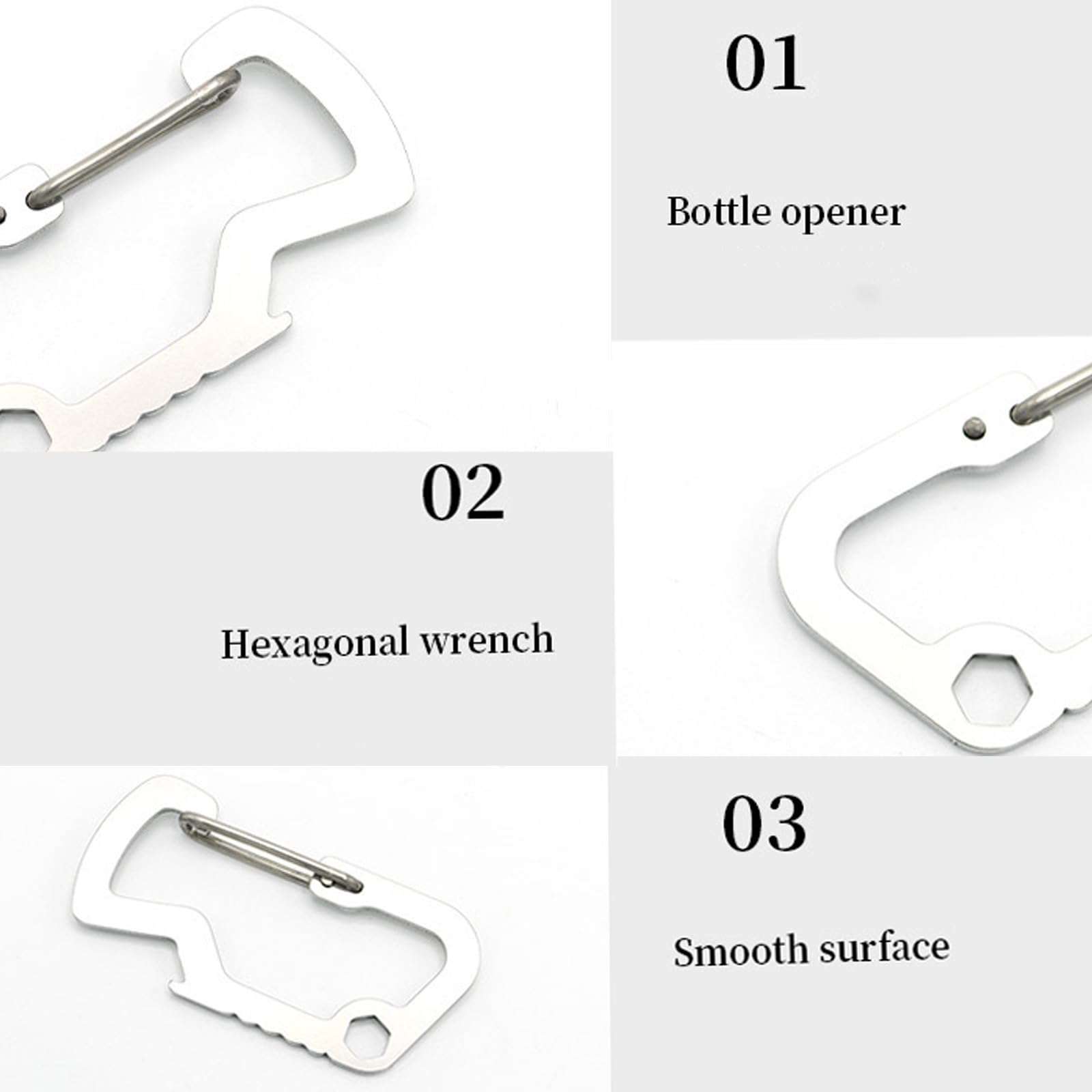 Bshirmay Keychain Clip Watch Band Compatible with Google Pixel Watch 3 45mm Keychain Pocket Portable Strap (Pixel Watch 3 45mm EDC Black*1) 3