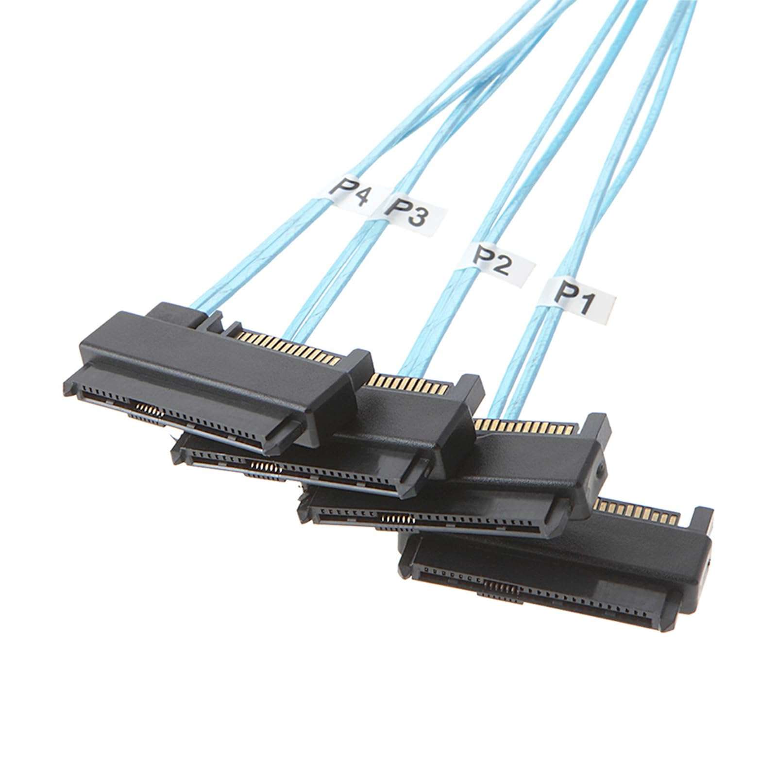 Heretom Internal Mini SAS HD SFF-8643 to SFF-8643 Cable, 12Gbps, Compatible with RAID or PCI Express Controller (3.3FT/1M) 3