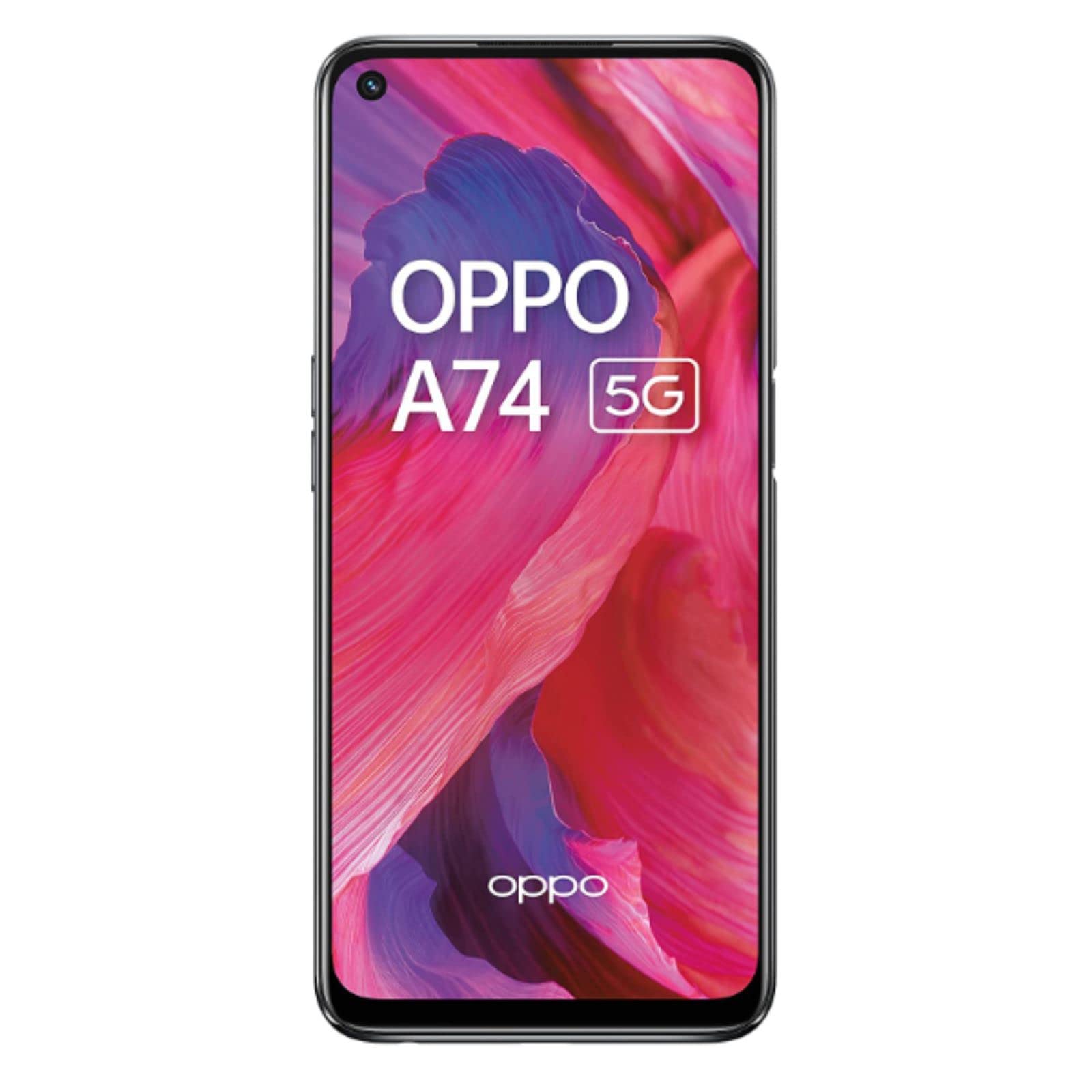 Oppo A74 5G Dual CPH2197 128GB 6GB RAM Factory Unlocked (GSM Only | No CDMA - not Compatible with Verizon/Sprint) International Version - Fluid Black