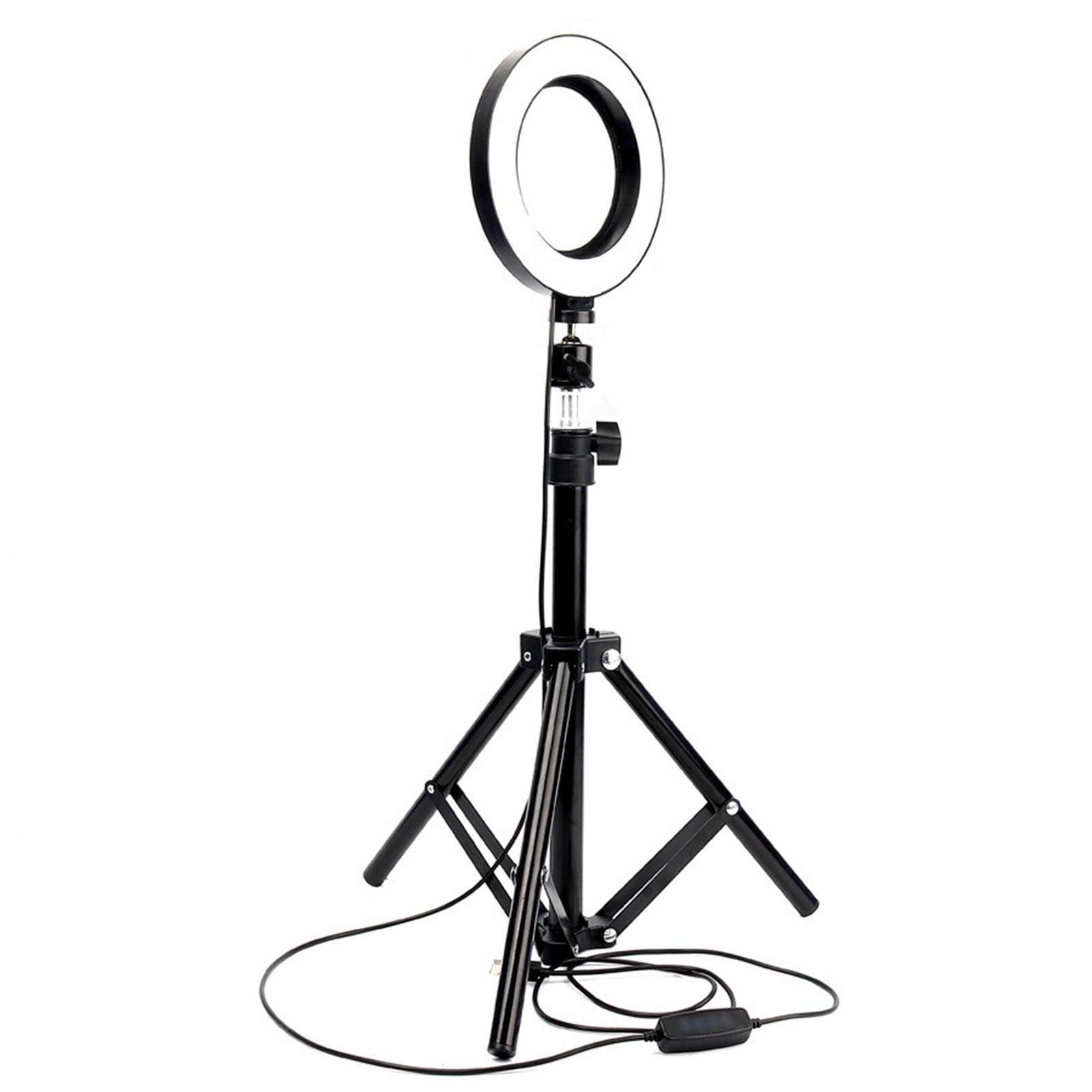 YZCM Ring Fill Light Bracket, Portable Floor-Standing Fill Light Photo Camera Tripod, Mobile Phone Bracket for Live Broadcast, Makeup, Camera 1
