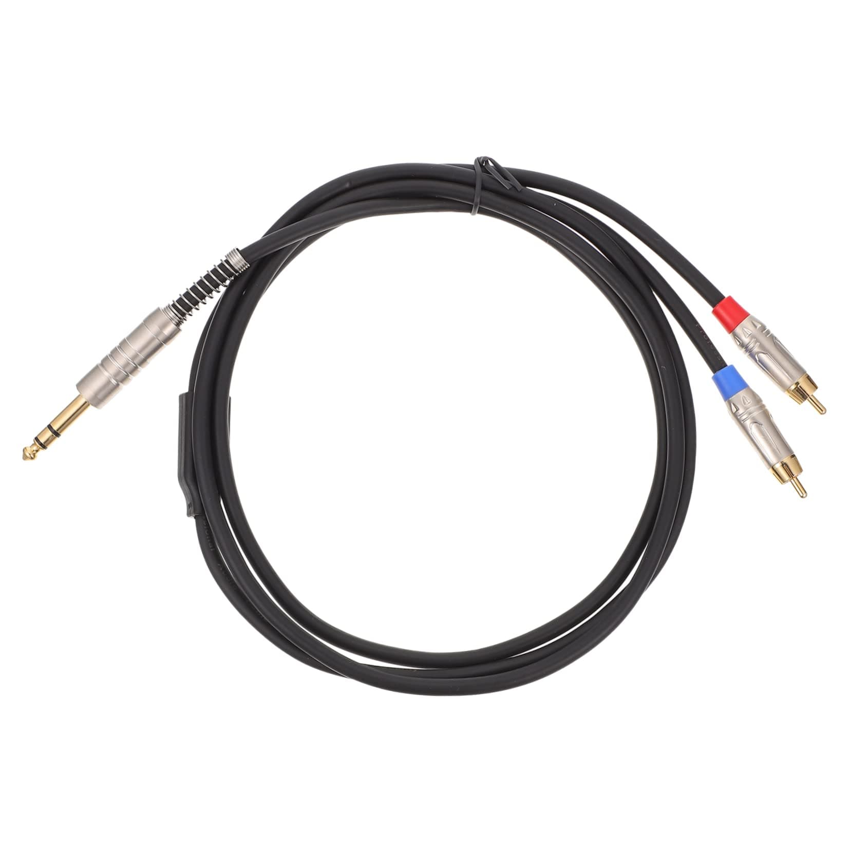 Mikikit 1 Meter Stereo Male to Adapter Cable Audio Transferring Cord for Home Theater Car Audio and Headphone