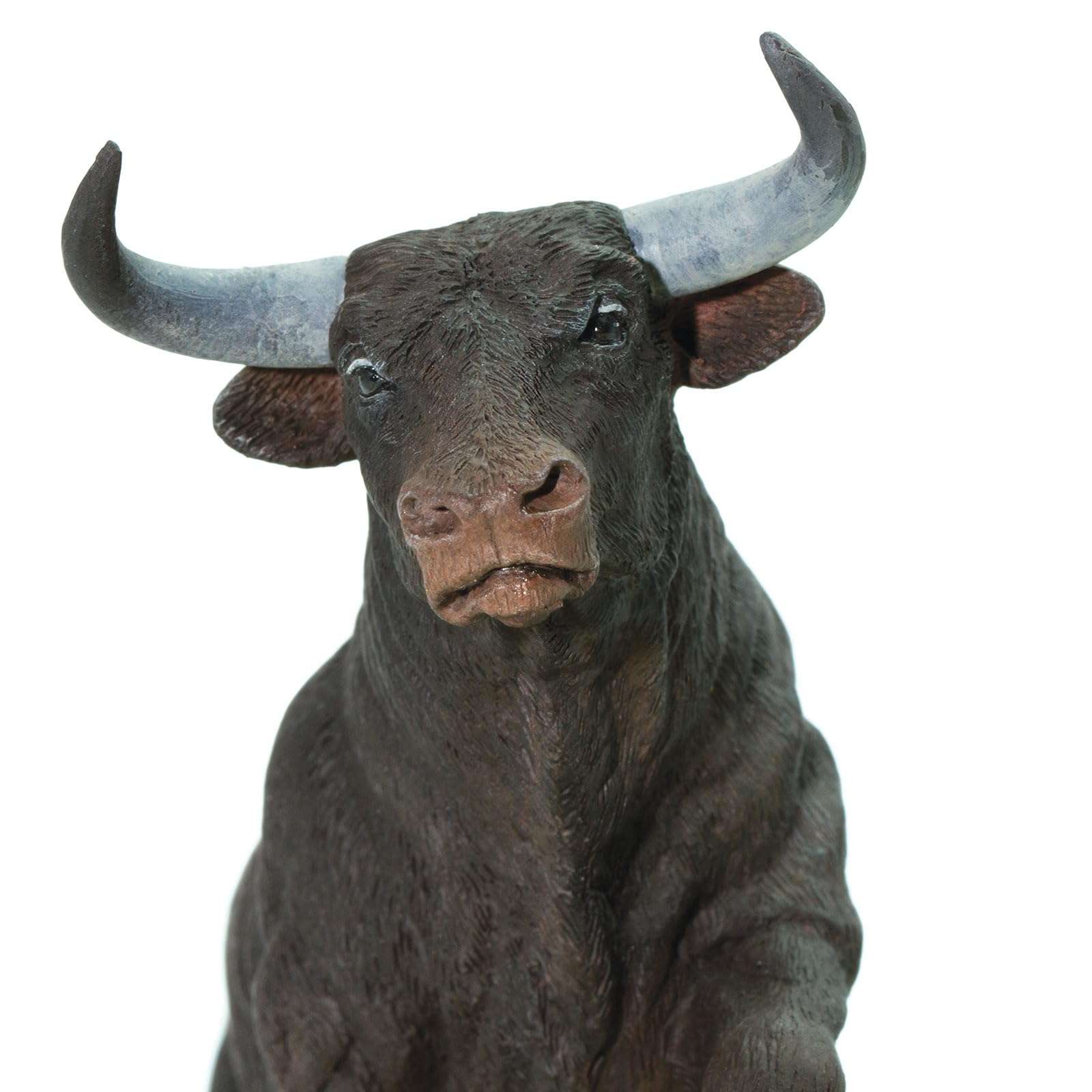 Safari Ltd. Black Bull Figurine - Detailed 6" Plastic Model Figure - Fun Educational Play Toy for Boys, Girls & Kids Ages 3+ 5