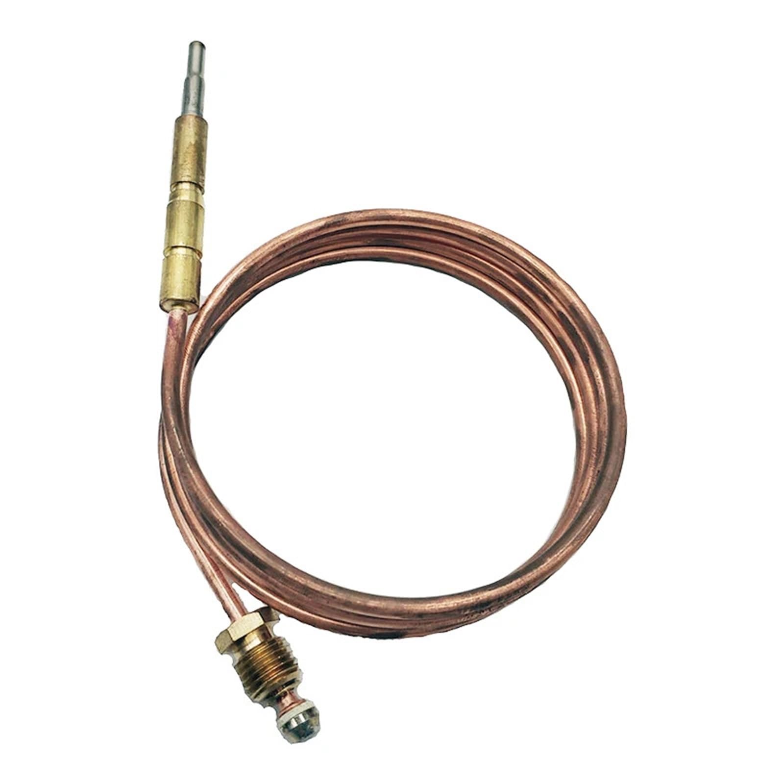 Gas Thermocouple Wire Flame Sensor M9*1 Nut Commercial Card Slot Flameout Protection Copper Tube Length 900mm with Boiler Valve 1