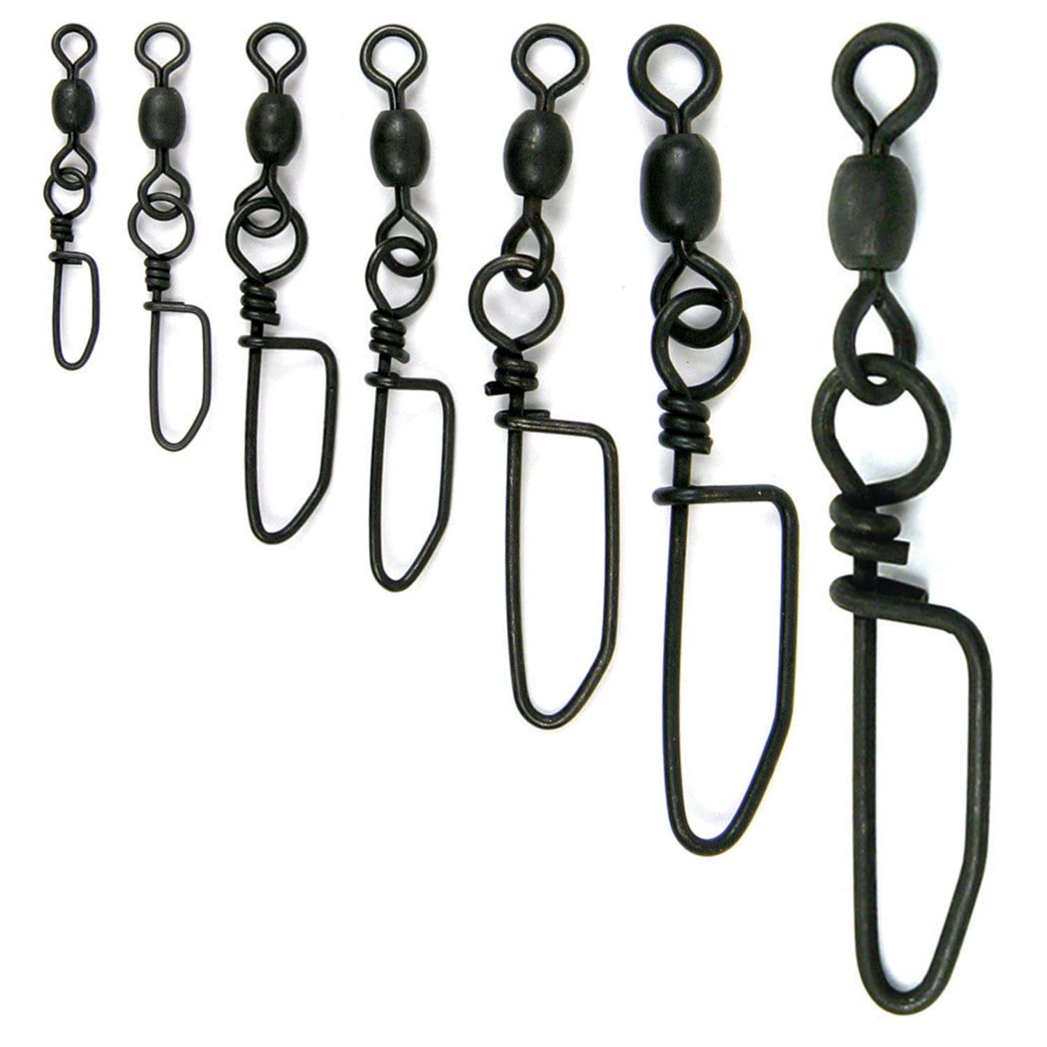 Billfisher Stainless Snap Swivels | Black Oxidized Finish | Durable Stainless Construction | Fishing Accessories 3