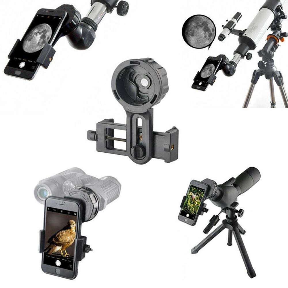Ace Hunter Universal Cell Phone Camera Adapter Mount for Telescope Spotting Scope Binocular 1