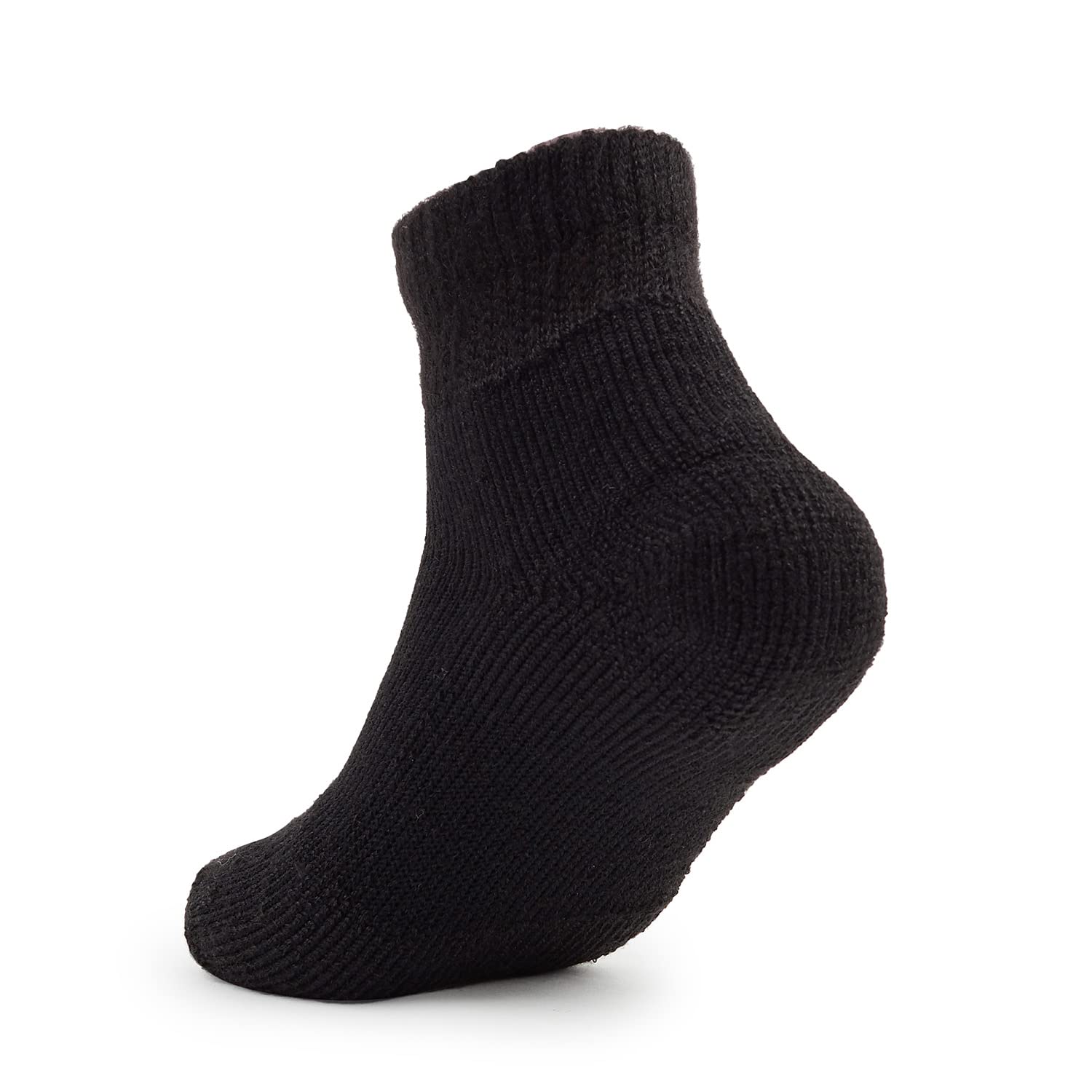 JMX Running Maximum Cushion Ankle Sock, (1 Pair), Black, Large 4