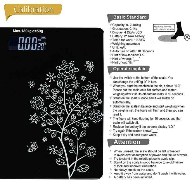 EDGEMETER Premium Bathroom Scale Used for Bathroom Purposes in Various SECTORS. 4