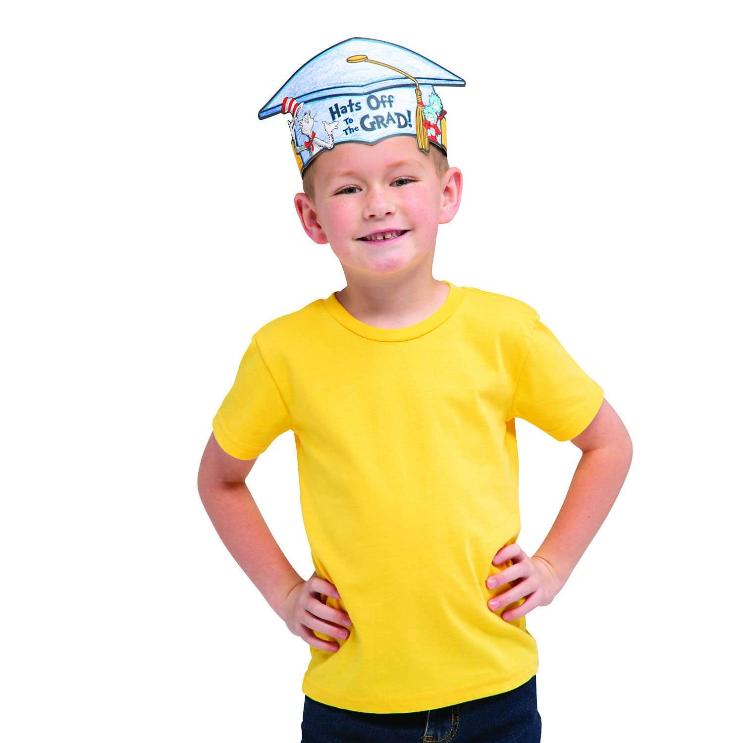 Fun Express Color Your Own Dr. Seuss Graduation Mortarboard Crowns - 12 Pieces 4