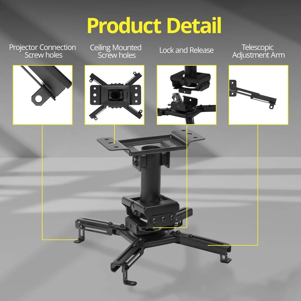 BenQ TK710 4K Ultra HD HDR Laser DLP Home Theater Gaming Projector with Ceiling Mount 6