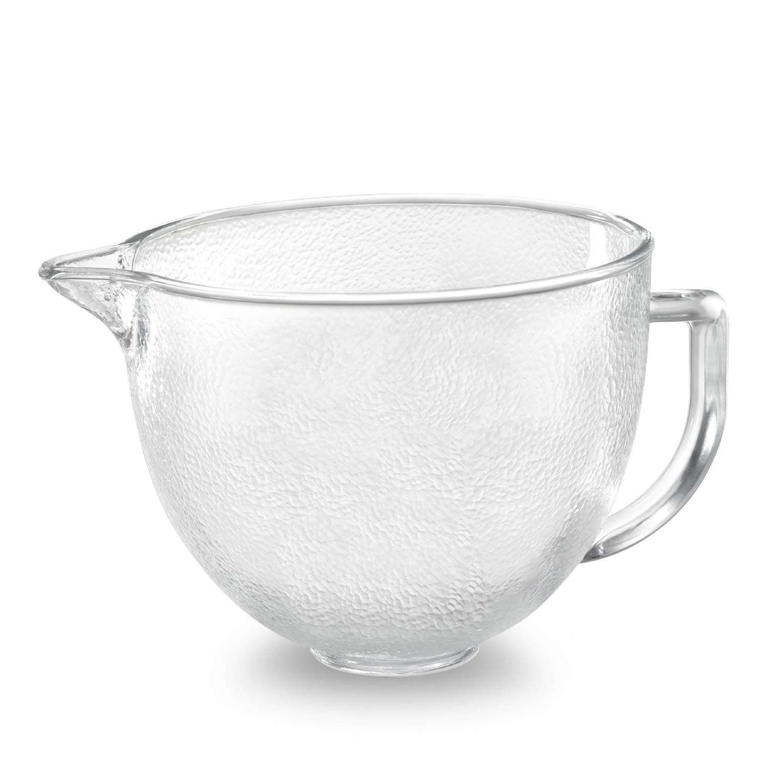 KitchenAid K5GBH 4.7-Litre Hammered Glass Bowl with Pour Spout and Lid 1