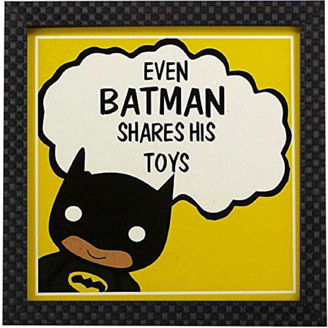 Webelkart Synthetic Design Motivational/Funny Quote Photo Frame for Wall, Office, Study Room Decoration Poster Framed Without Glass, (Multicolor, 10 x 10 Inch) 1