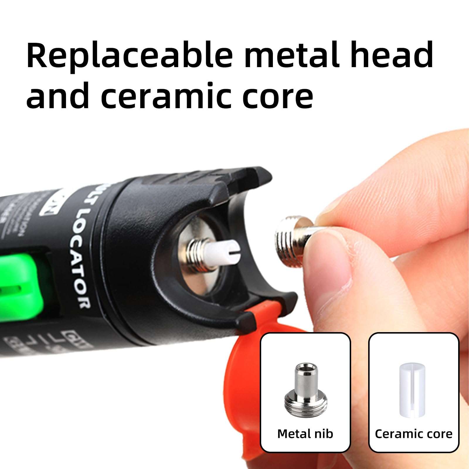 Aluminium Alloy 20km Visual Fault Locator Fiber Optic Cable Tester/VFL for FC,SC,ST & LC Adapter 4