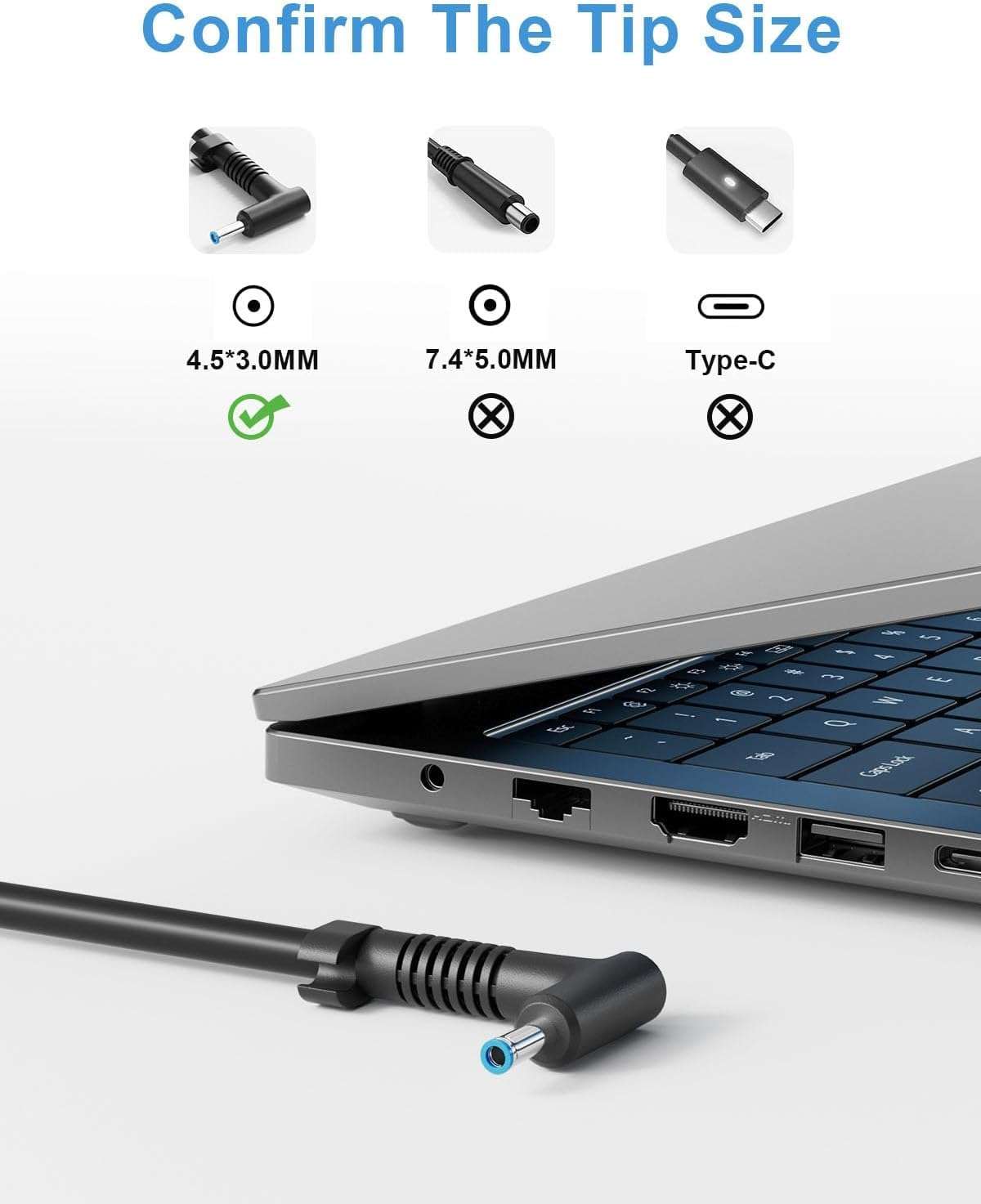 200W Laptop Charger Compatible with HP Victus Gaming 15 16 Omen Gaming 15 17 Pavilion 15 17 TPN-DA10 L00818-850 Victus 15 16 15l i7 13700 RTX 4050 3050 4060 2050 Laptop Power Supply Cord AC Adapter 4