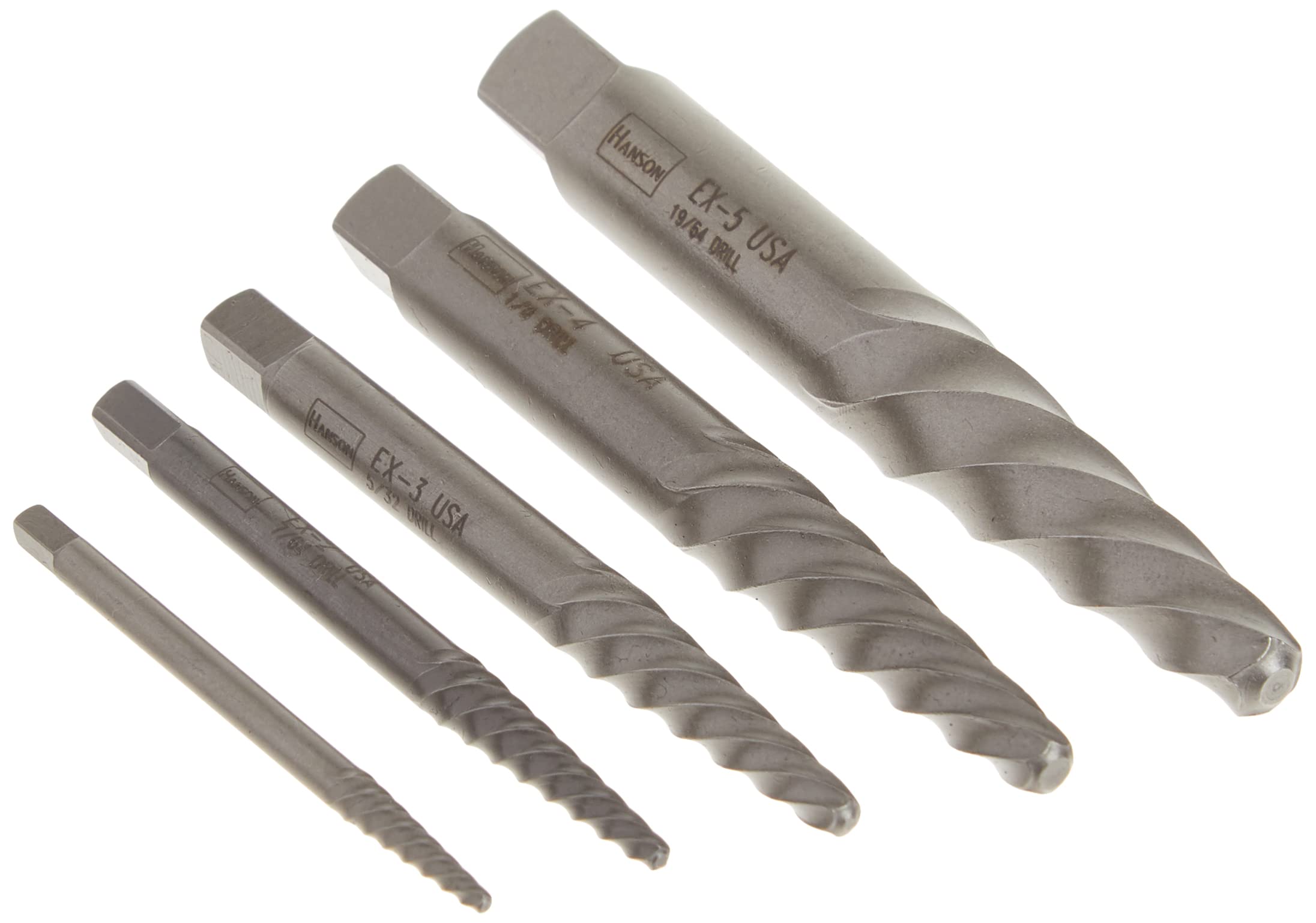 IRWIN Screw Extractor for Spiral Screws, 5-Piece (53535) 2