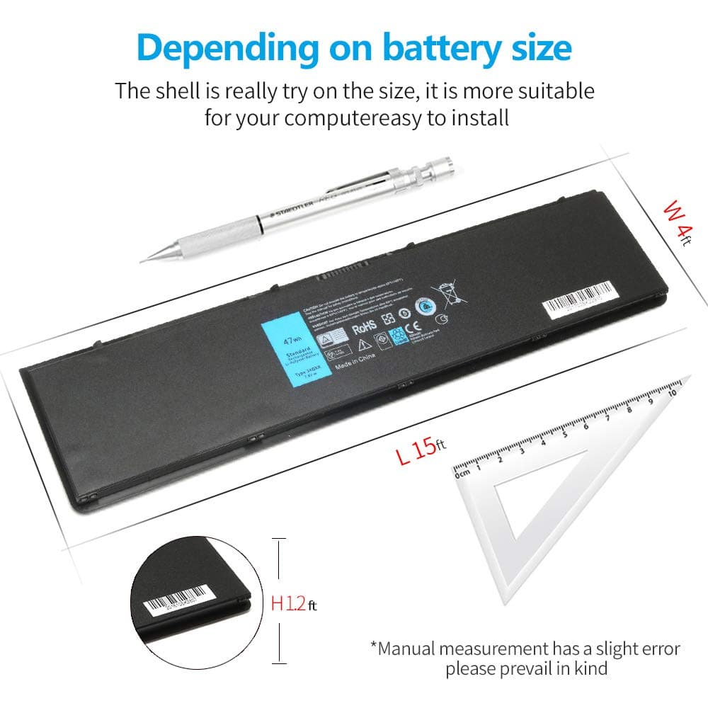 New E7440 451-BBFV 451-BBFT F38HT G0G2M PFXCR T19VW Laptop Battery Compatible with Dell Latitude E7420 451-BBFY E225846 Laptop Notebook Series [7.4V 47Wh ]– 12 Mothy Warranty 3